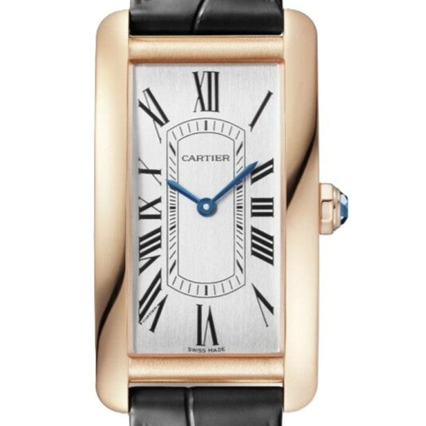 Cartier Tank Américaine WGTA0134 (2025) - Zilver wijzerplaat 24mm Roségoud (1/1)