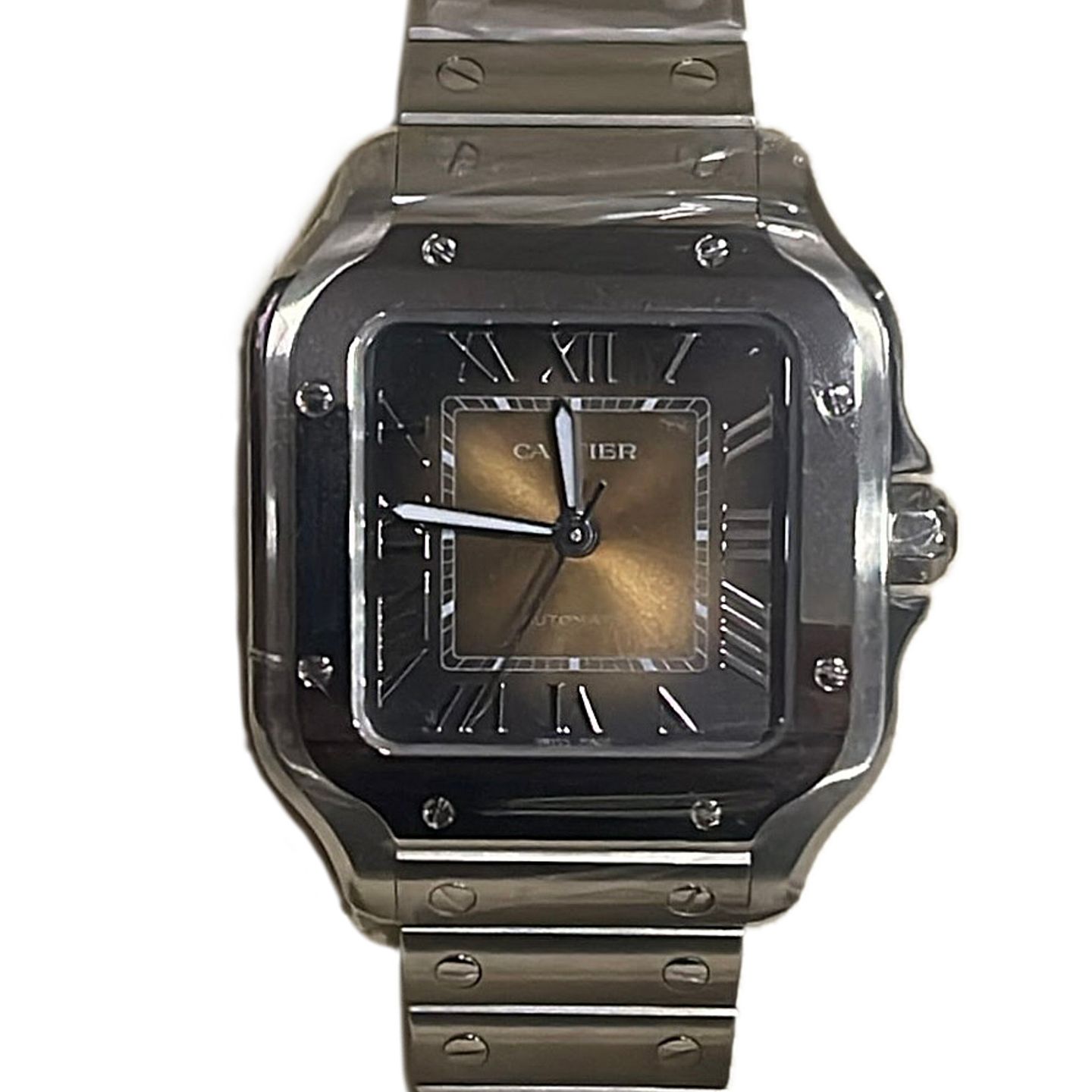 Cartier Santos WSSA0065 (2024) - Bronze dial 35 mm Steel case (1/1)