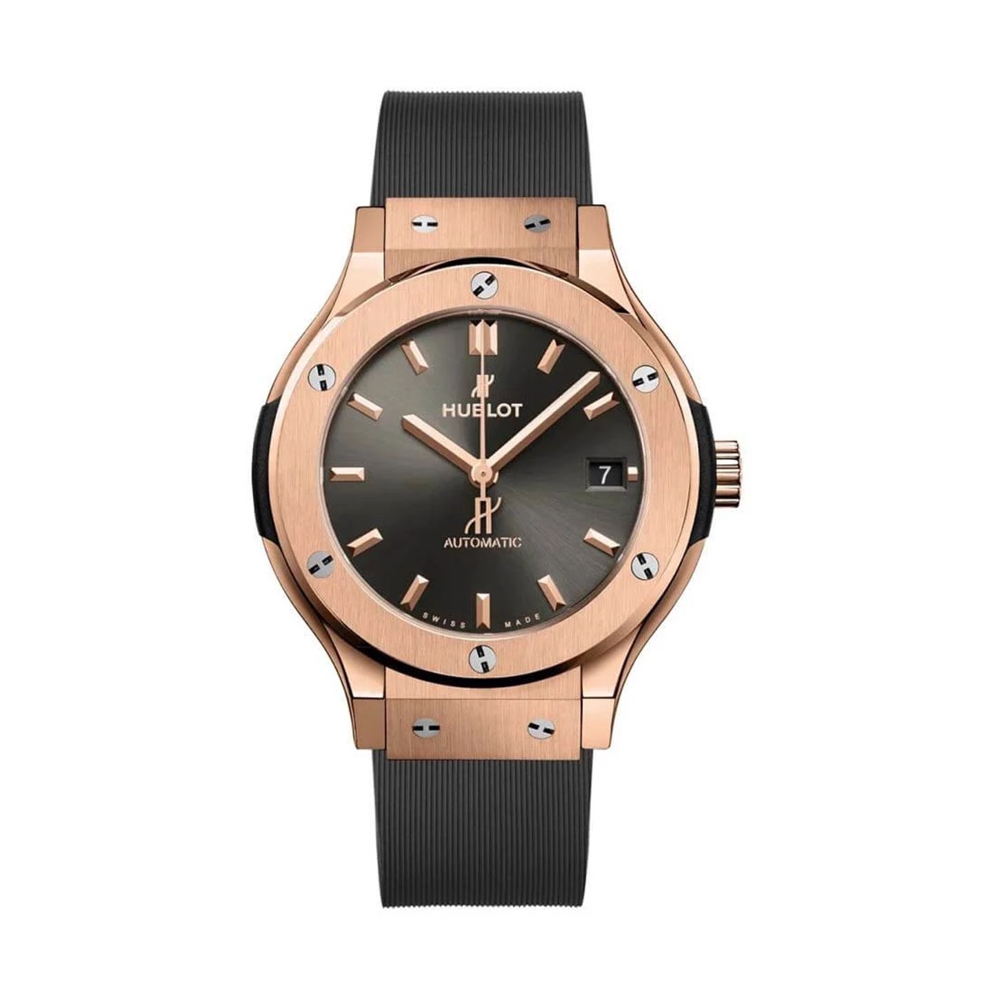 Hublot Classic Fusion Racing Grey 542.OX.7081.RX (2024) - Grijs wijzerplaat 42mm Roségoud (3/3)