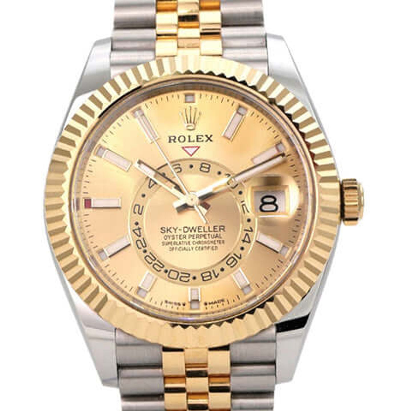 Rolex Sky-Dweller 336933 (2023) - Zwart wijzerplaat 42mm Goud/Staal (1/8)