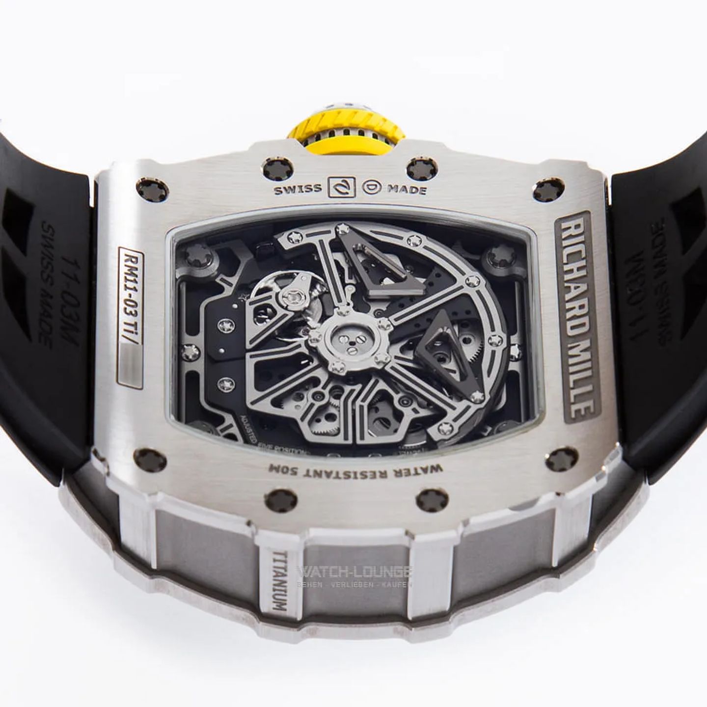Richard Mille RM 011 RM11-03 Ti (2020) - Transparent dial 51 mm Titanium case (8/8)