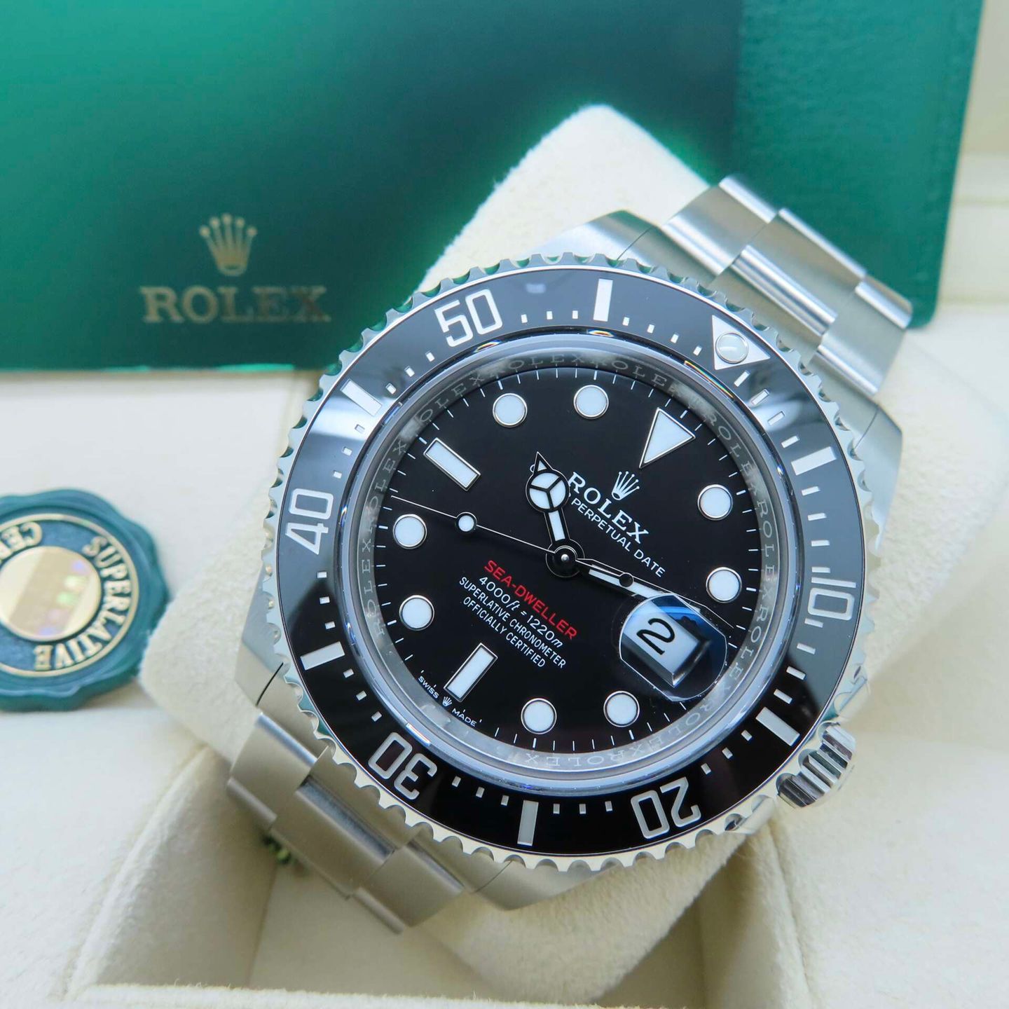 Rolex Sea-Dweller 126600 (2023) - Zwart wijzerplaat 43mm Staal (6/6)