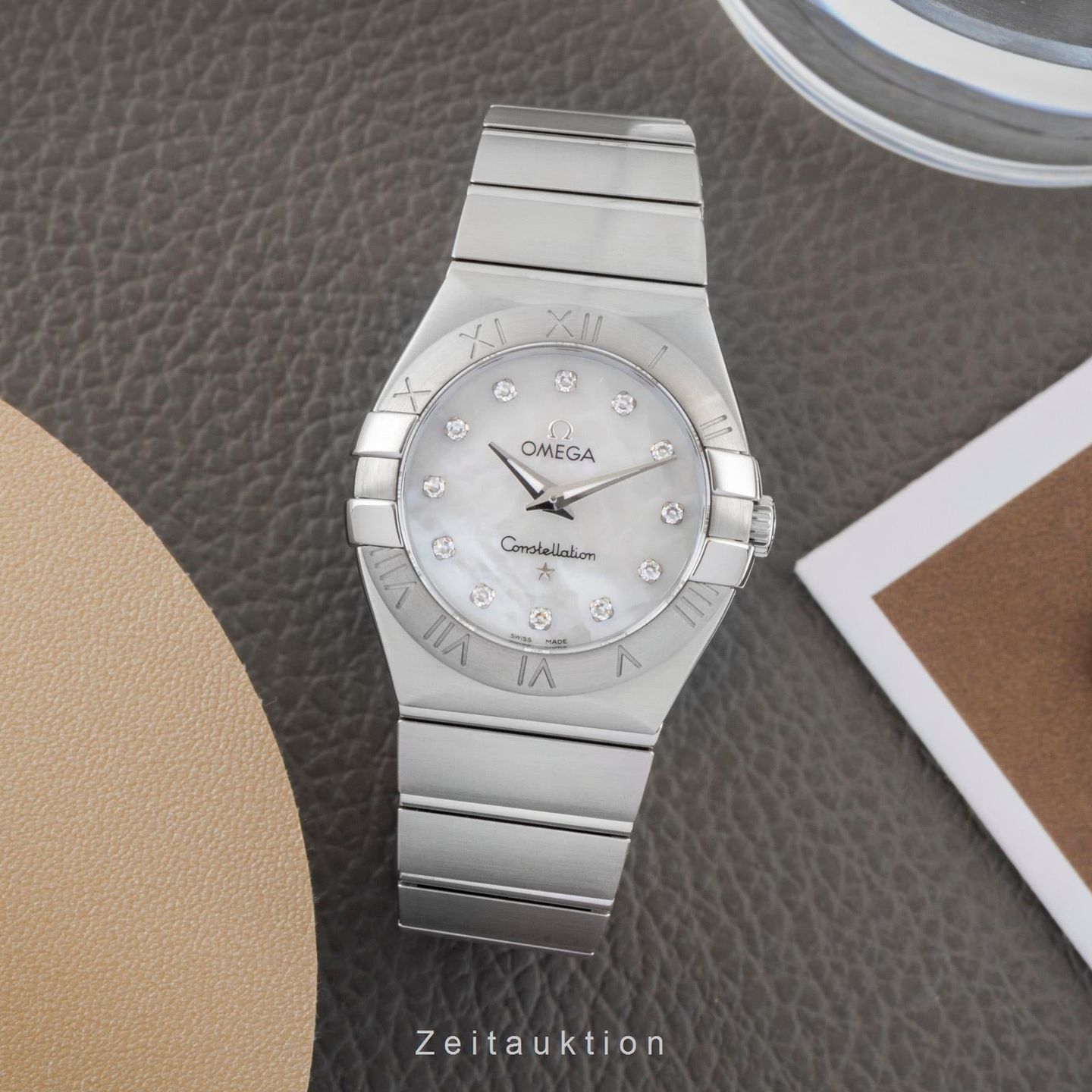 Omega Constellation Quartz 123.10.27.60.05.001 (2014) - 27mm Staal (3/8)