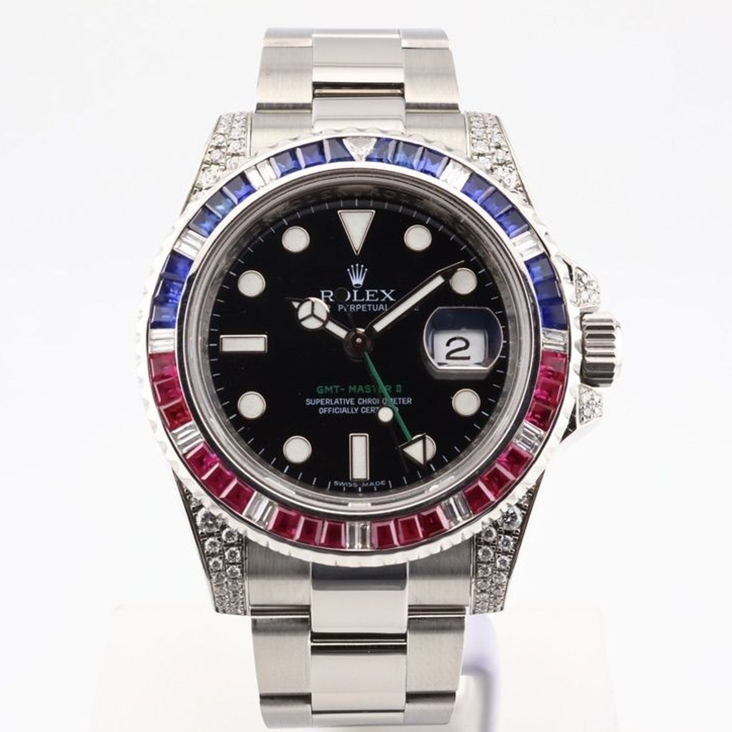 Rolex GMT-Master II 116710LN (2009) - Zwart wijzerplaat 40mm Staal (1/8)