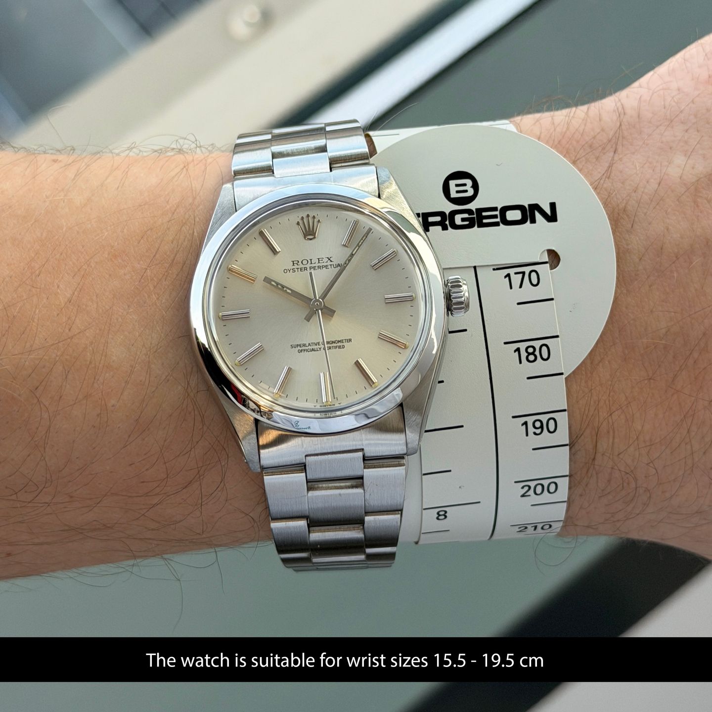 Rolex Oyster Perpetual 1002 (1982) - 34mm Staal (2/8)