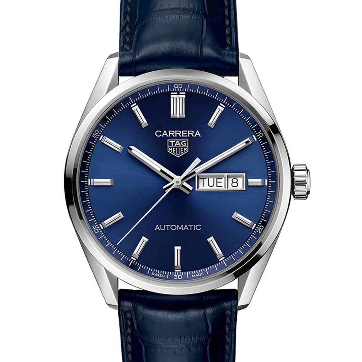 TAG Heuer Carrera Calibre 5 WBN2012.FC6502 (2024) - Blue dial 41 mm Steel case (2/3)