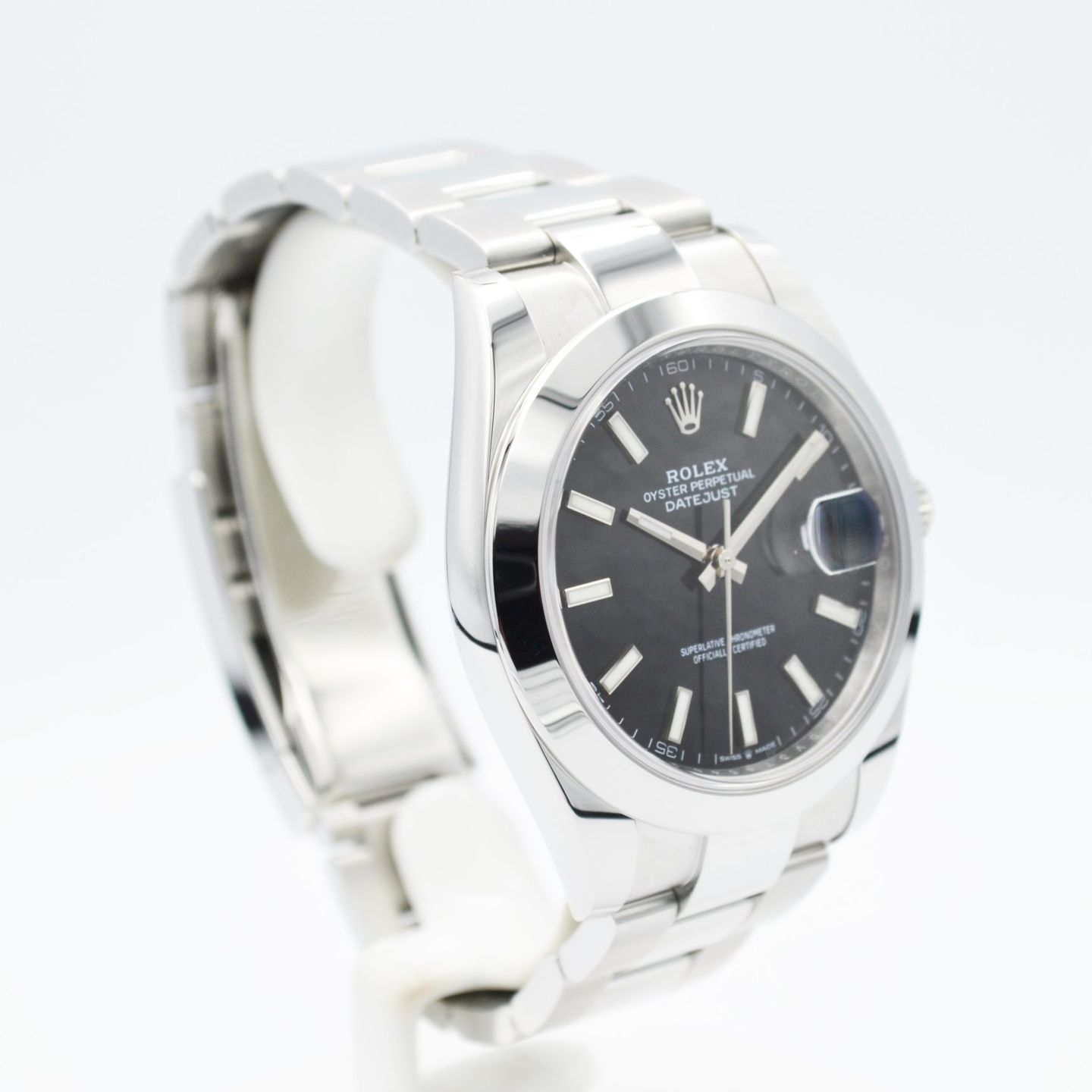 Rolex Datejust 41 126300 (2023) - Black dial 41 mm Steel case (6/7)