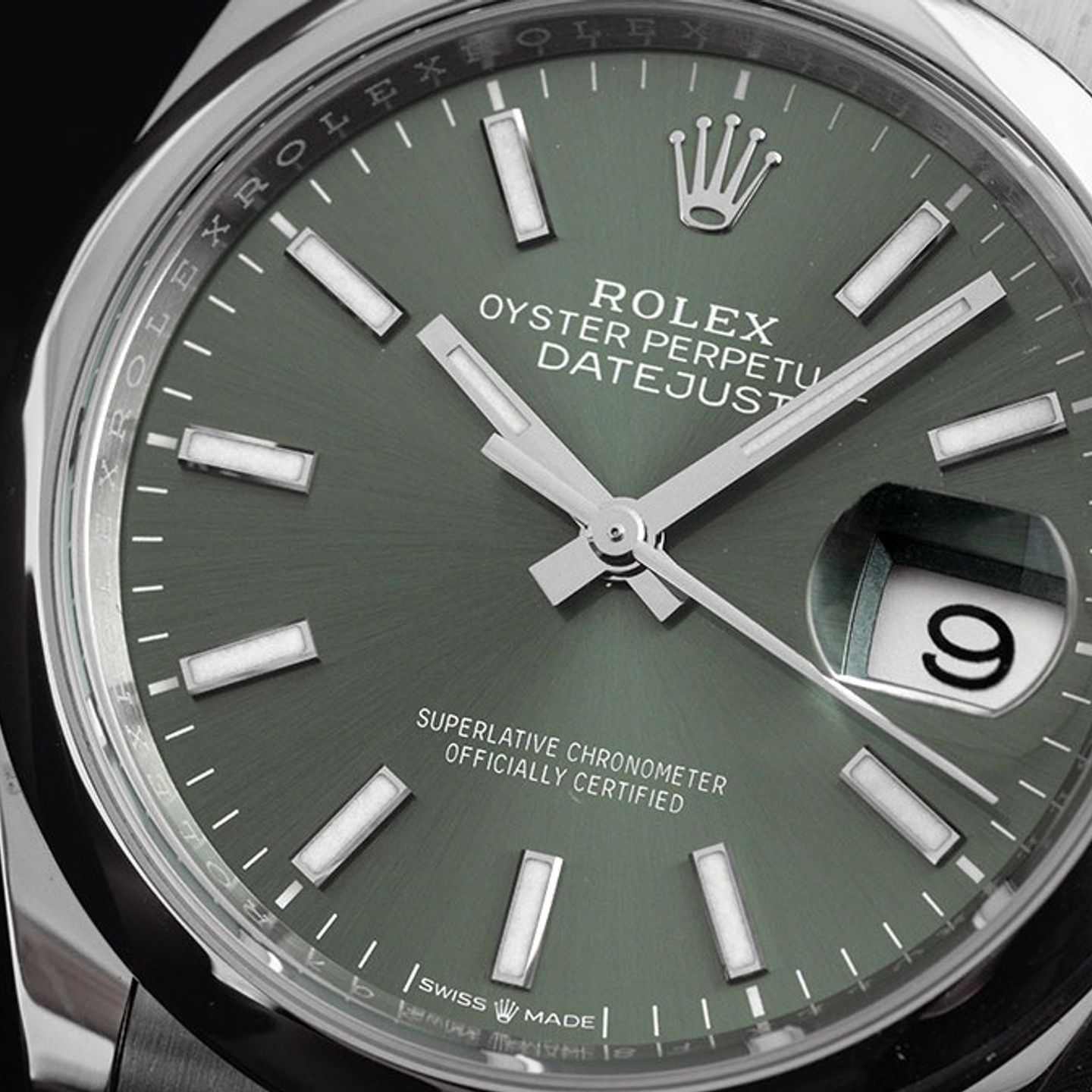 Rolex Datejust 36 126200 (2023) - Green dial 36 mm Steel case (3/7)