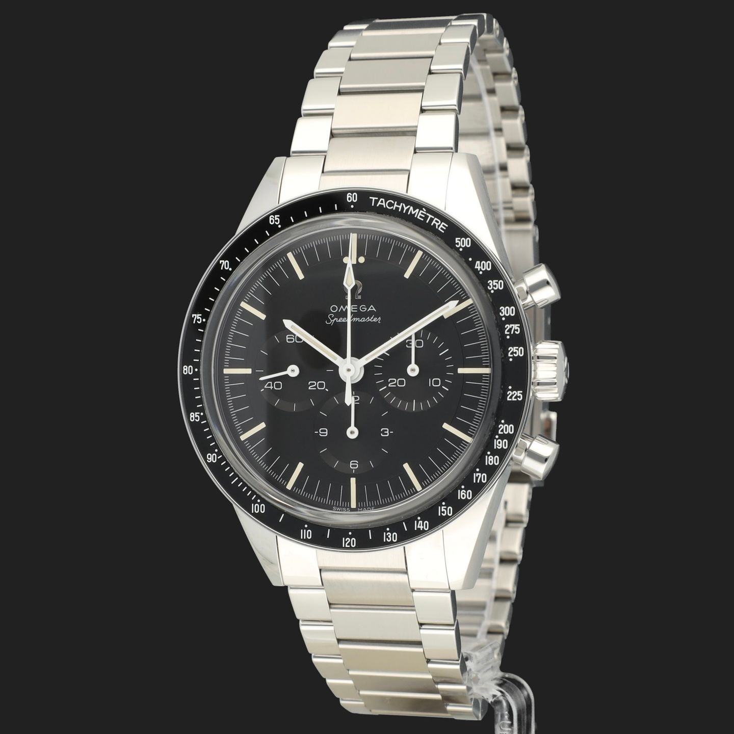 Omega Speedmaster Professional Moonwatch 311.30.40.30.01.001 (2022) - Black dial 40 mm Steel case (1/8)