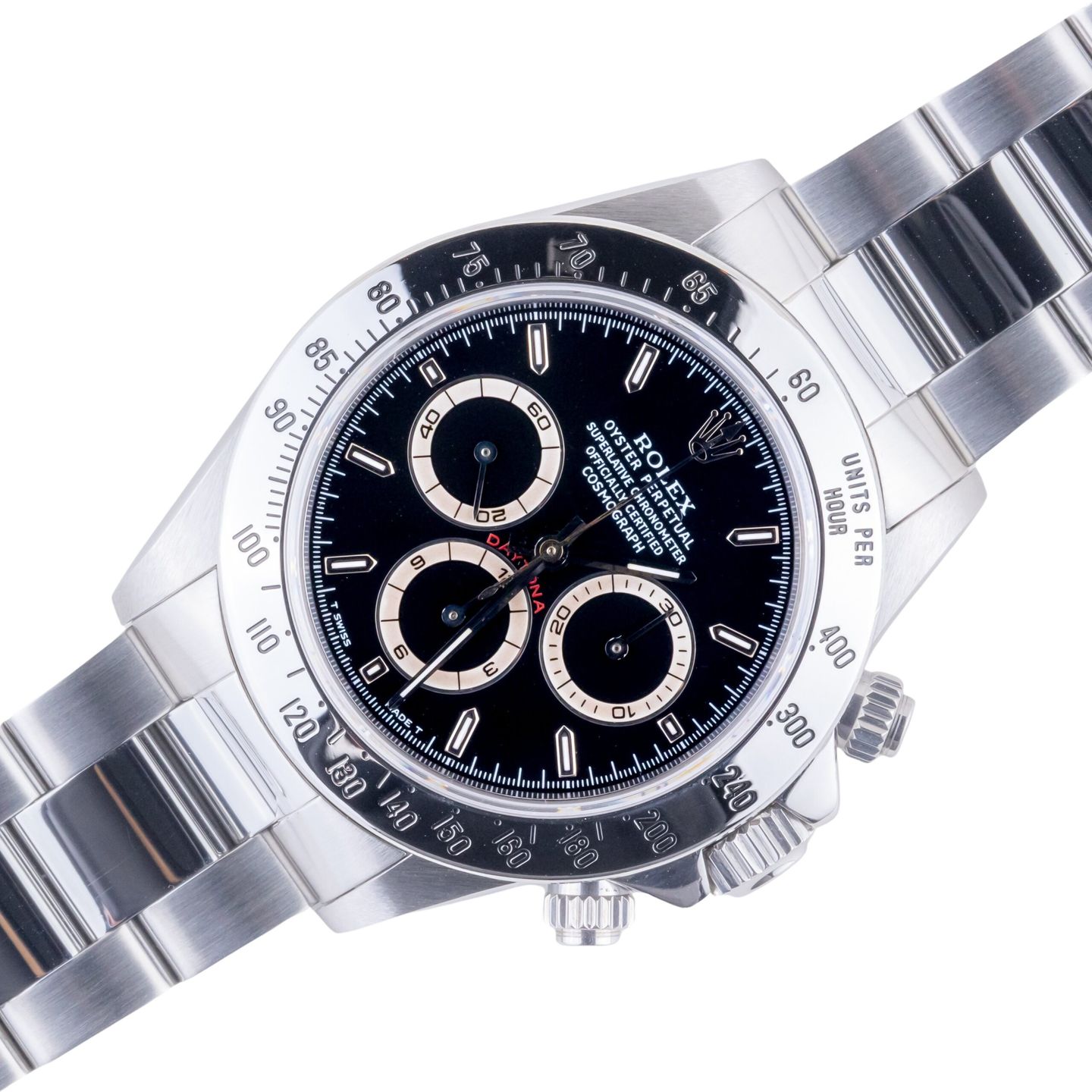Rolex Daytona 16520 (1995) - Zwart wijzerplaat 40mm Staal (1/8)