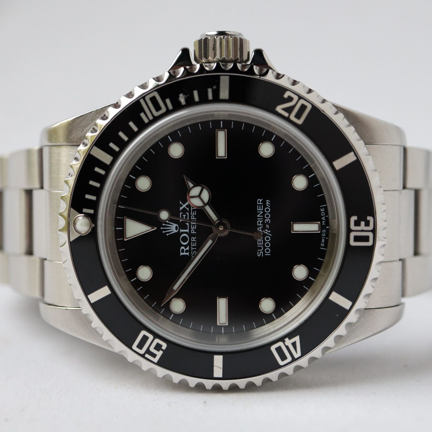 Rolex Submariner No Date 14060M (2007) - Zwart wijzerplaat 40mm Staal (2/8)