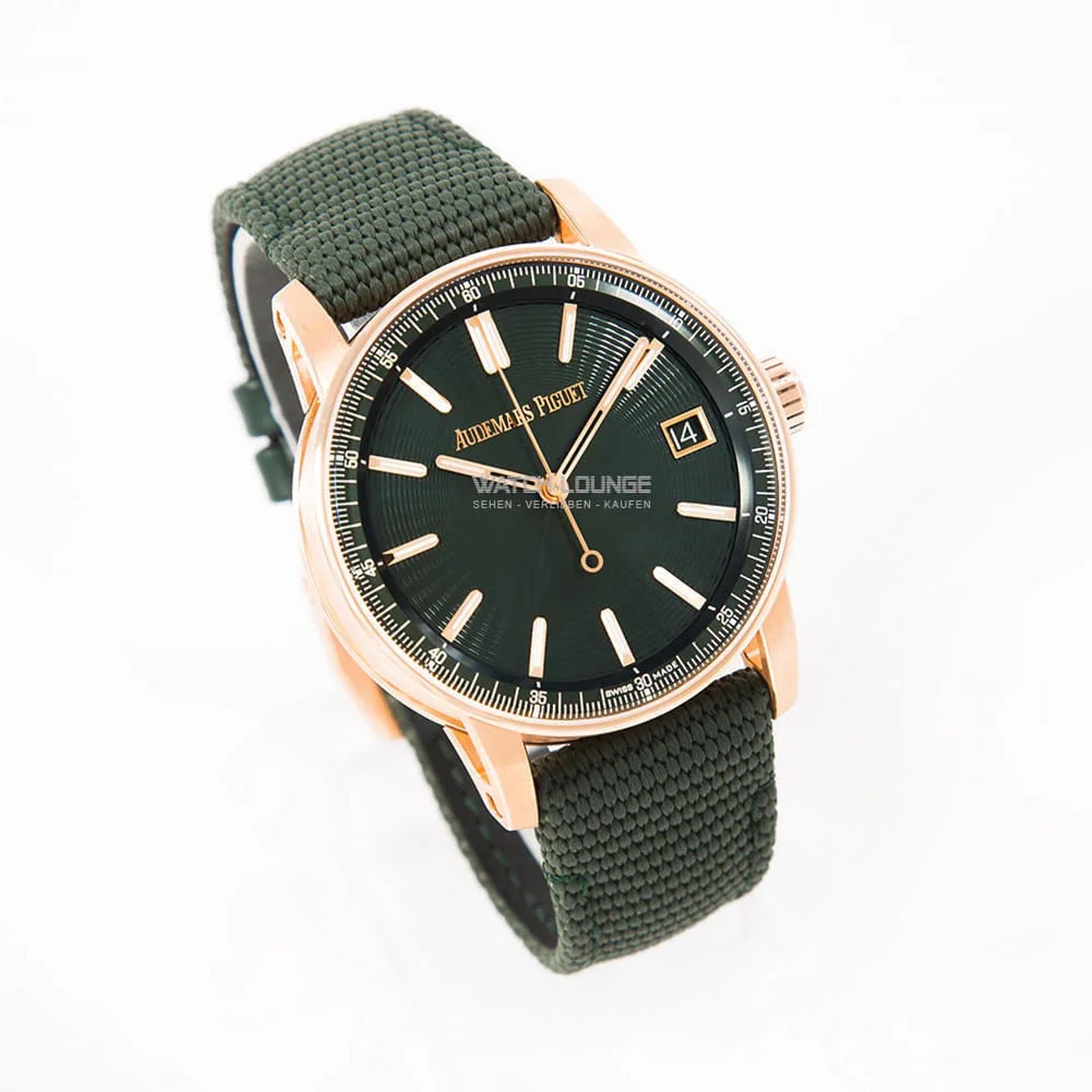 Audemars Piguet CODE 11.59 15210OR.OO.A056KB.01 (2024) - Green dial 41 mm Rose Gold case (4/8)