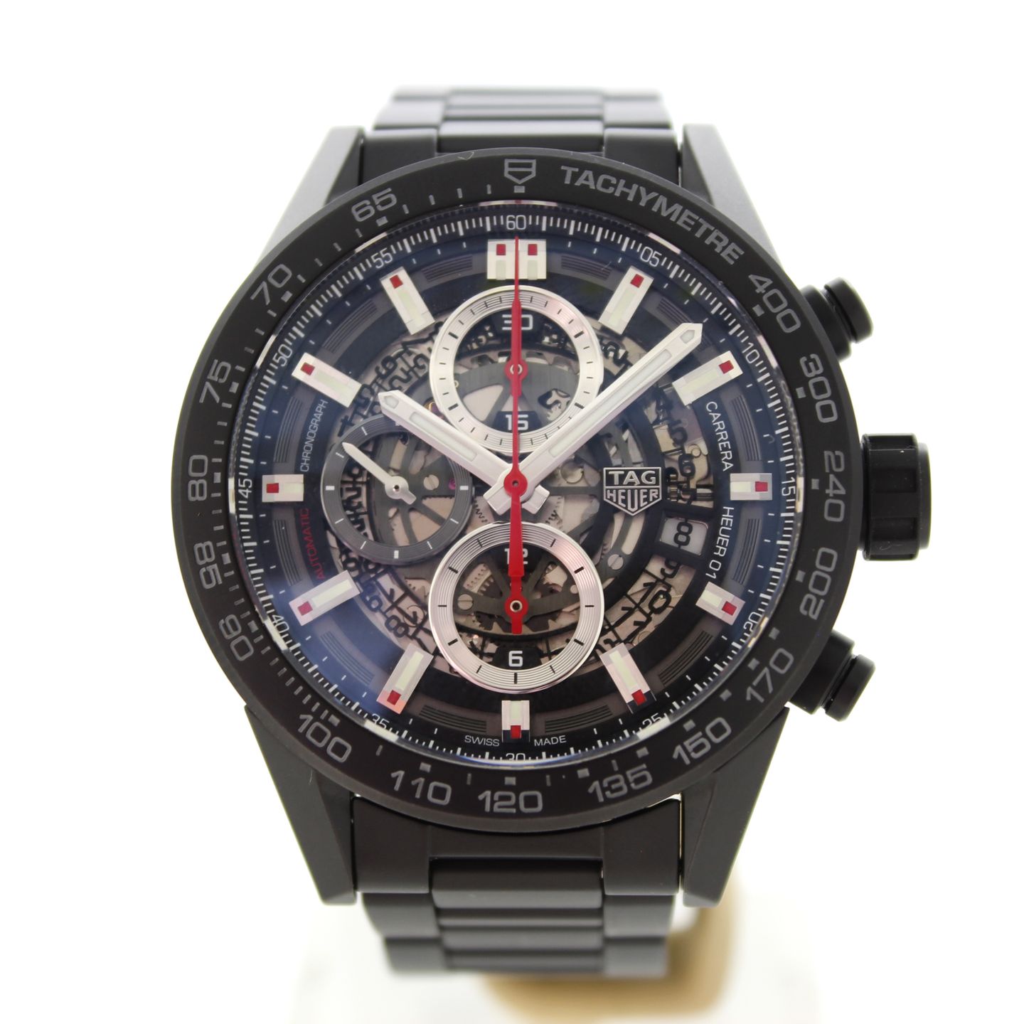 TAG Heuer Carrera Calibre HEUER 01 CAR2090.FT6124 (2021) - Black dial 43 mm Ceramic case (3/7)