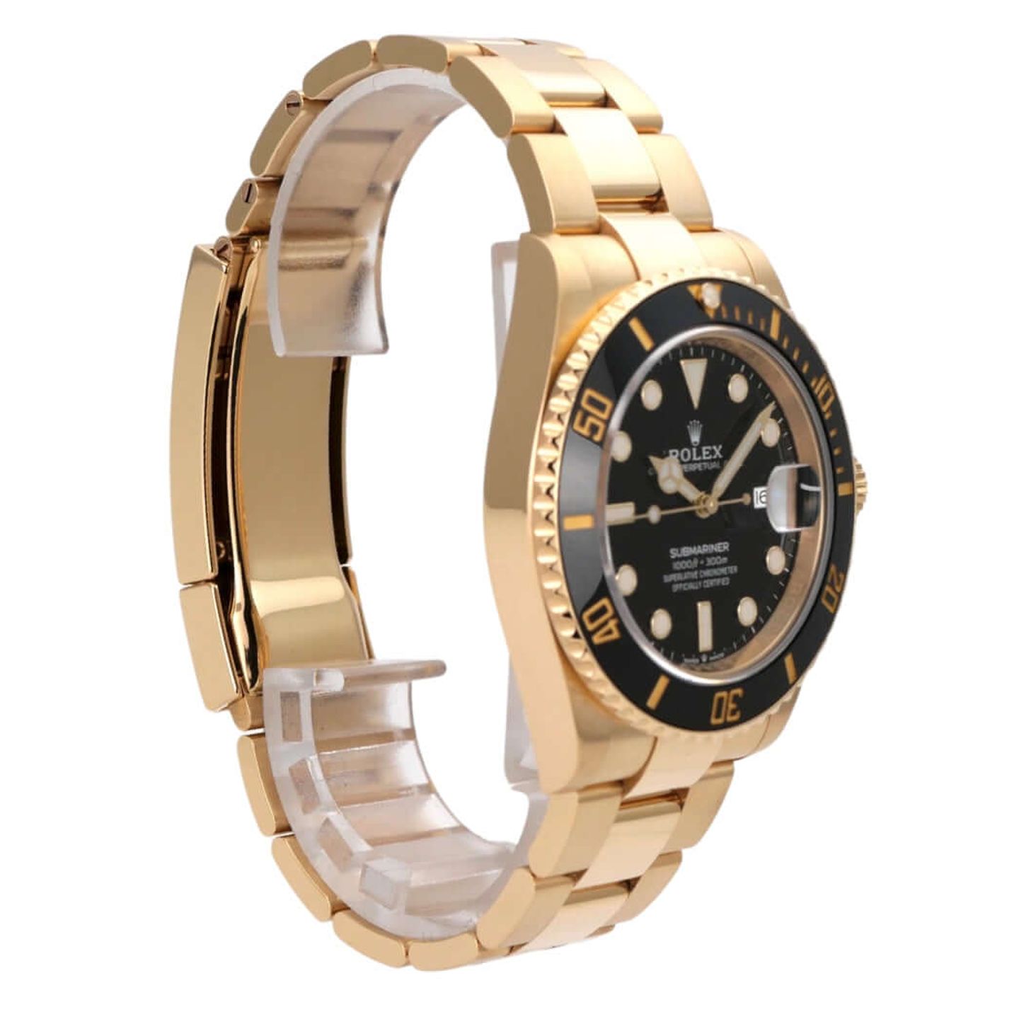 Rolex Submariner Date 126618LN (2021) - Black dial 41 mm Yellow Gold case (4/8)
