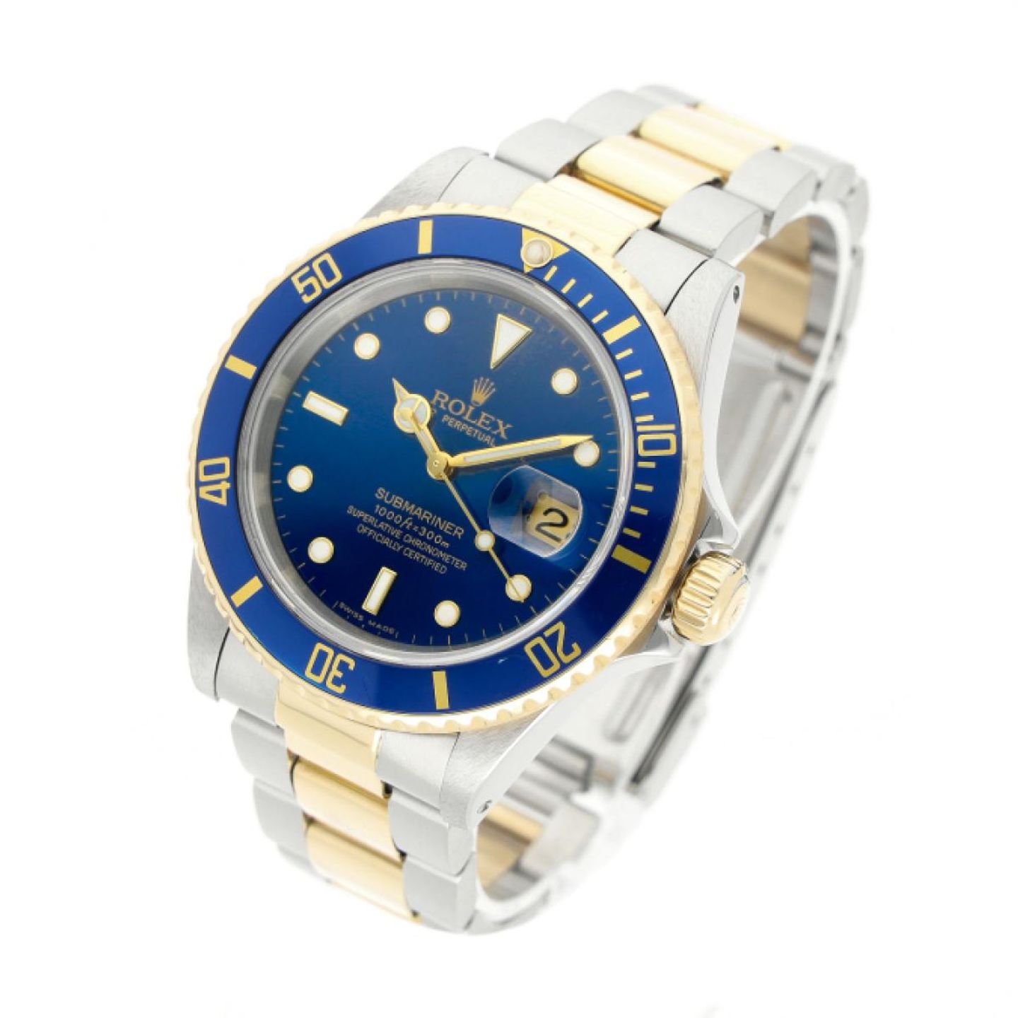 Rolex Submariner Date 16613 (1997) - 40 mm Gold/Steel case (2/4)