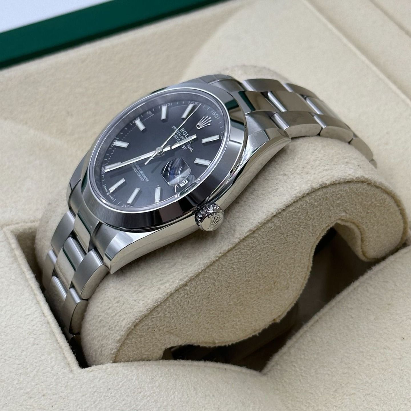 Rolex Datejust 41 126300 (2023) - Zwart wijzerplaat 41mm Staal (6/8)