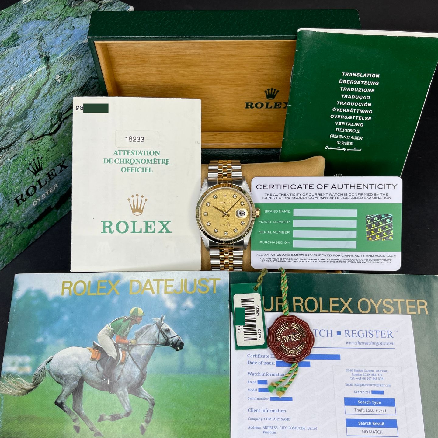 Rolex Datejust 36 16233 (2000) - 36 mm Gold/Steel case (2/8)