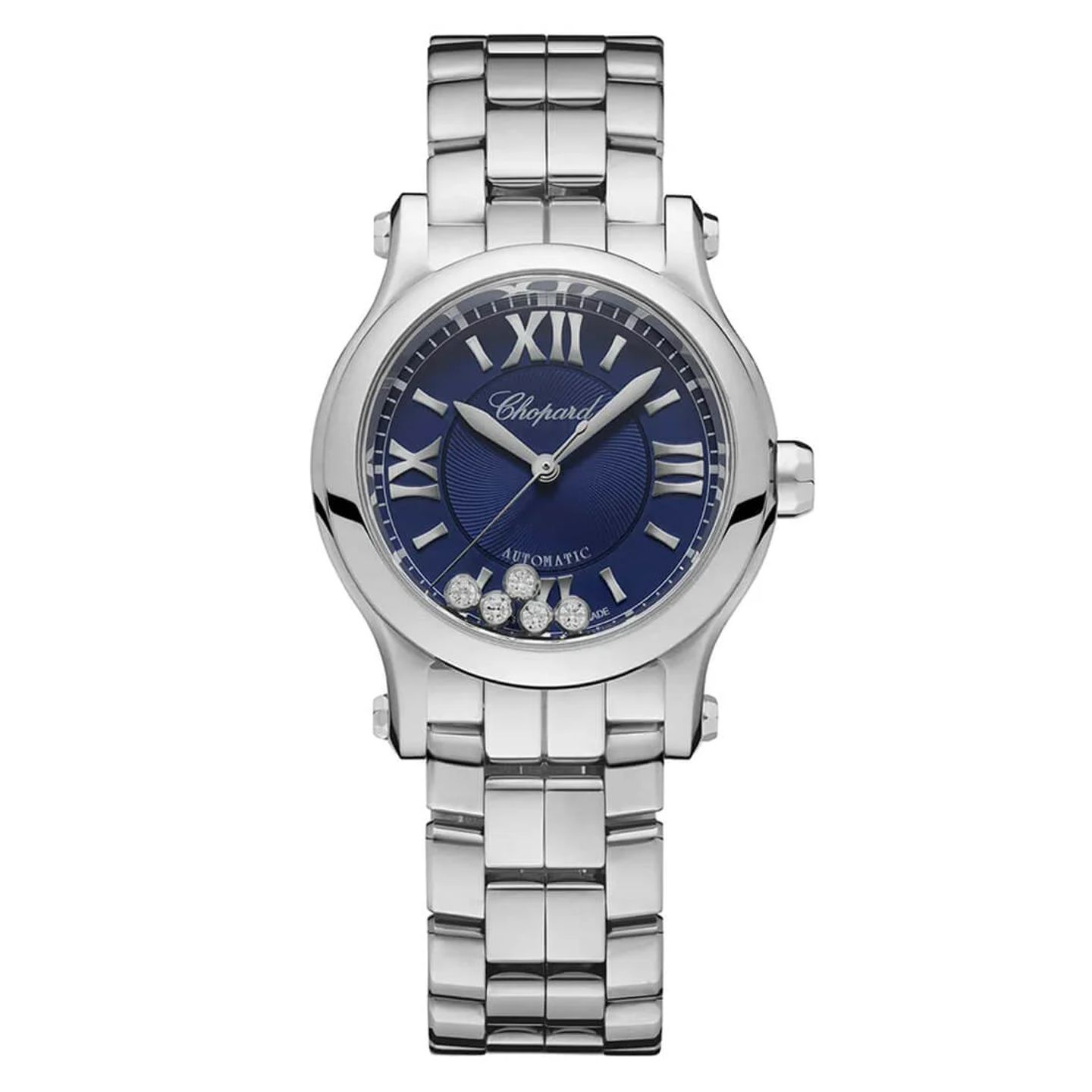 Chopard Happy Sport 278573-3017 (2024) - Blue dial 30 mm Steel case (3/3)