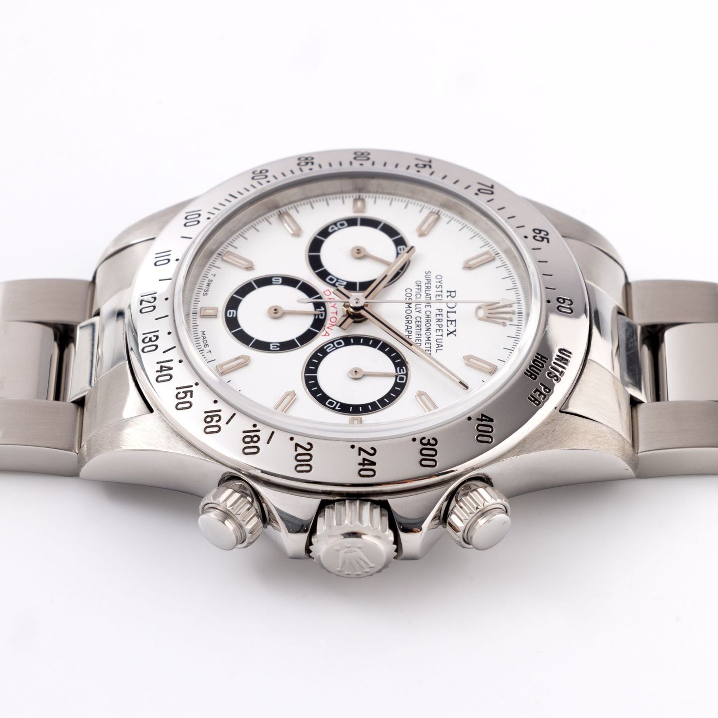 Rolex Daytona 16520 (1996) - White dial 40 mm Steel case (6/8)