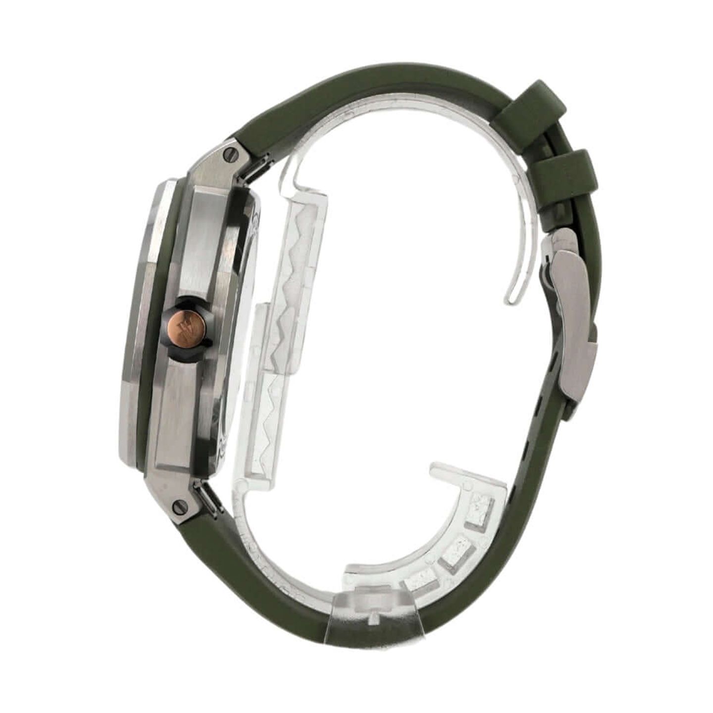 Audemars Piguet Royal Oak Offshore Diver 15720ST.OO.A052CA.01 (2021) - Green dial 42 mm Steel case (5/8)