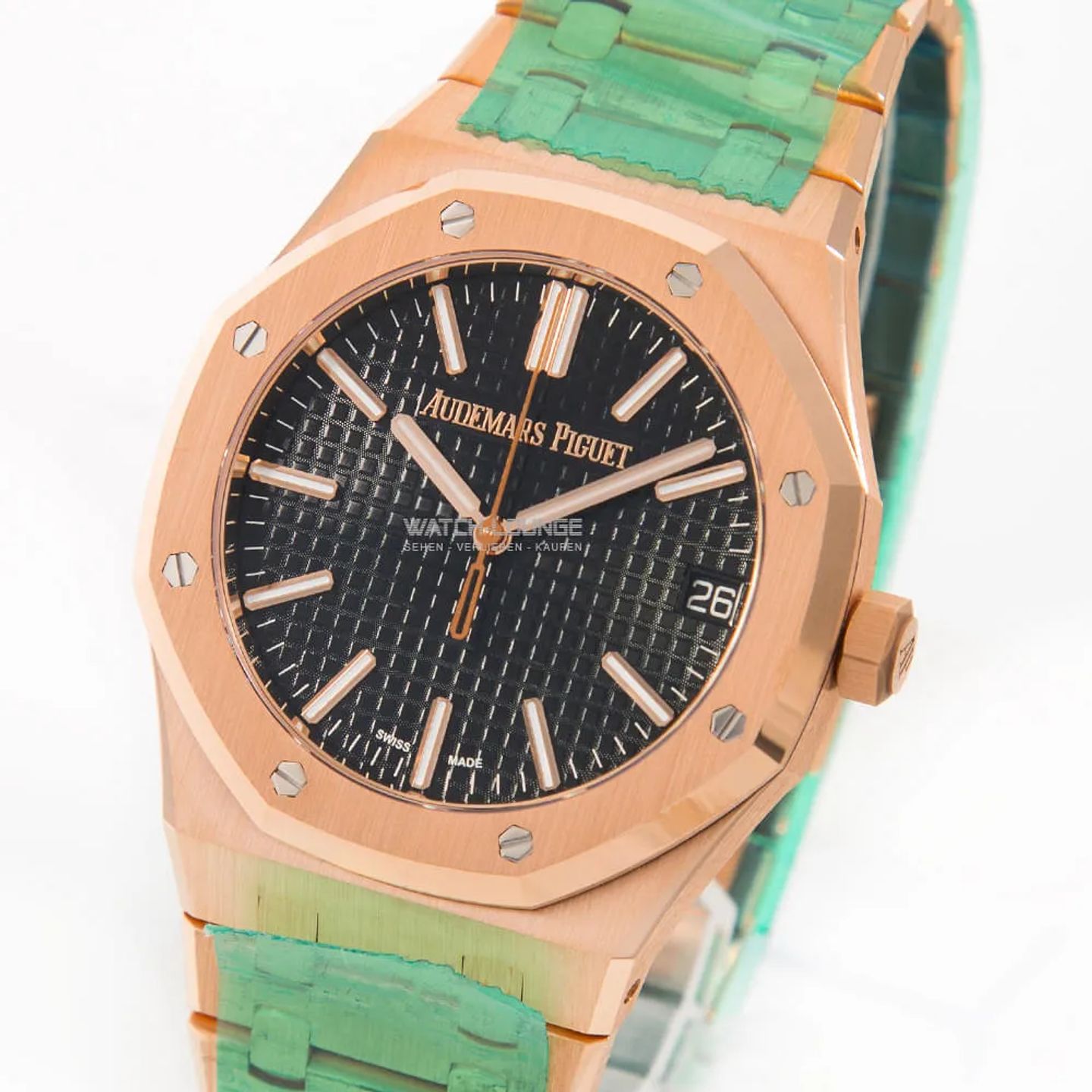 Audemars Piguet Jules Audemars 25919BC.OO.D002CR.02 (2022) - Zwart wijzerplaat 39mm Witgoud (1/8)