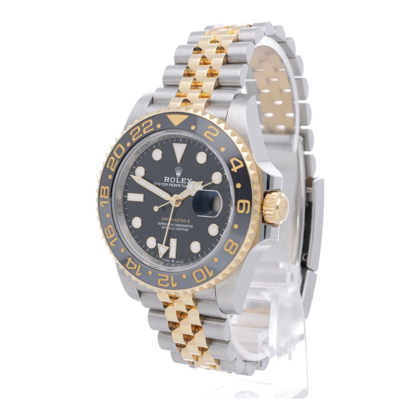 Rolex GMT-Master II 126713GRNR (2024) - Black dial 40 mm Gold/Steel case (2/7)