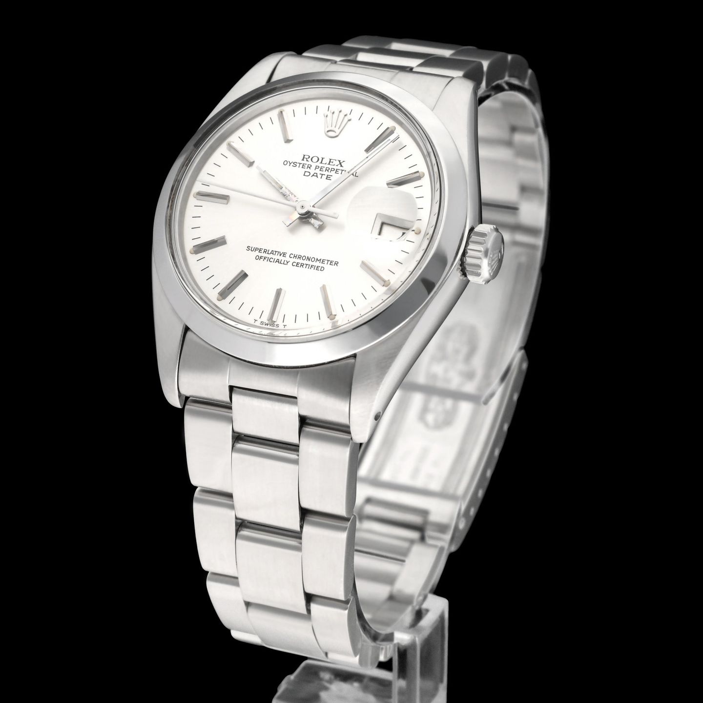 Rolex Oyster Perpetual Date 1500 (1979) - 34mm Staal (2/6)