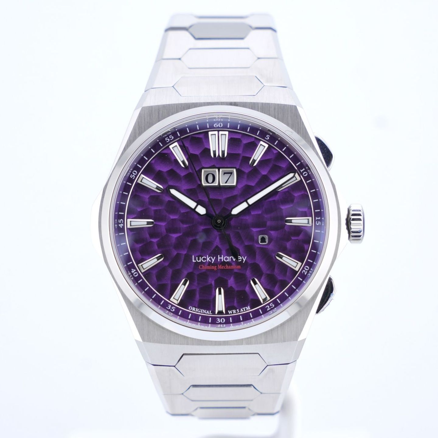 Lucky harvey Unknown Chime (2025) - Paars wijzerplaat 40mm Staal (1/8)
