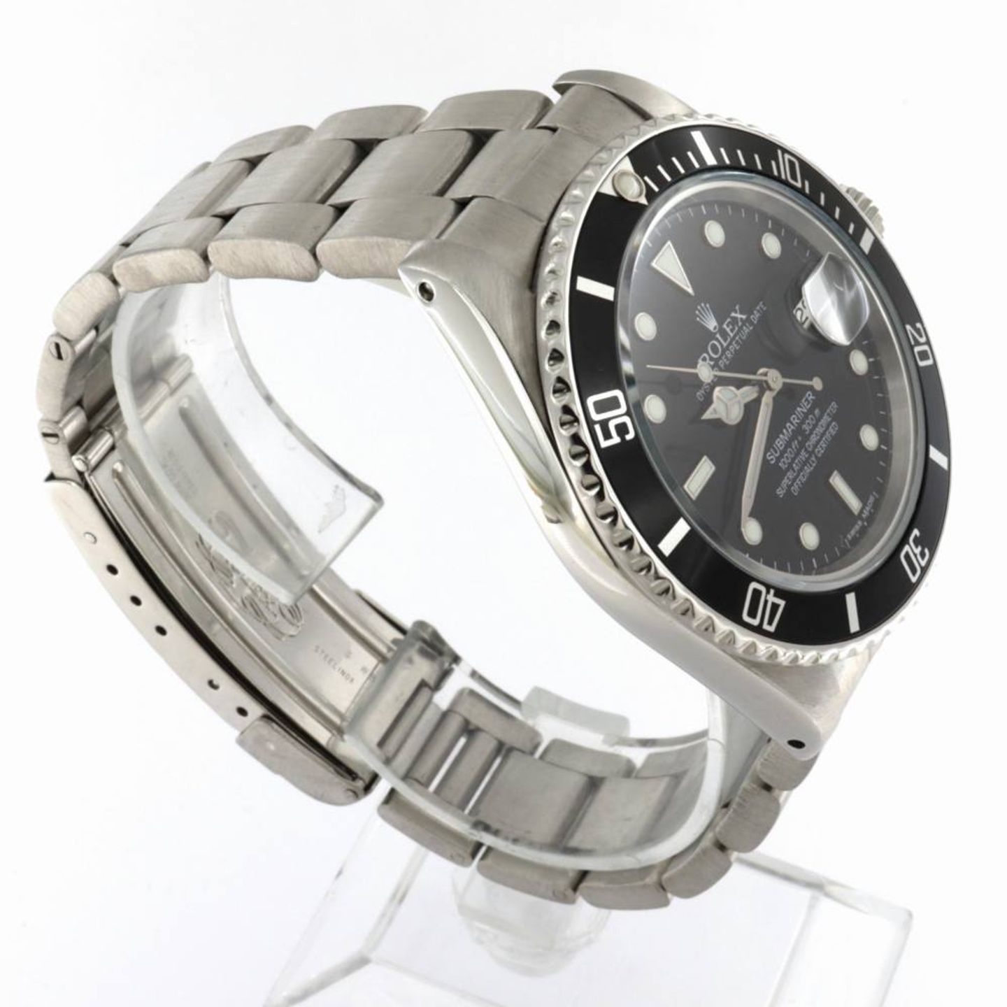 Rolex Submariner Date 16800 (1983) - Zwart wijzerplaat 40mm Staal (3/4)