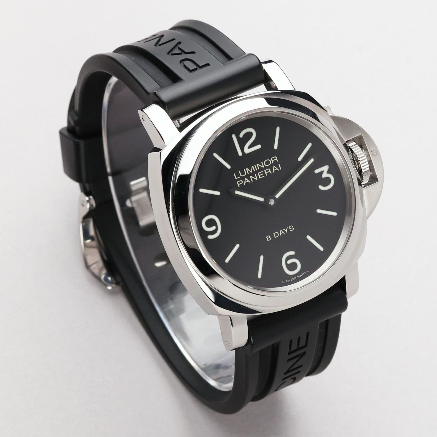 Panerai Luminor Base 8 Days PAM00560 (2017) - 44mm Staal (2/8)