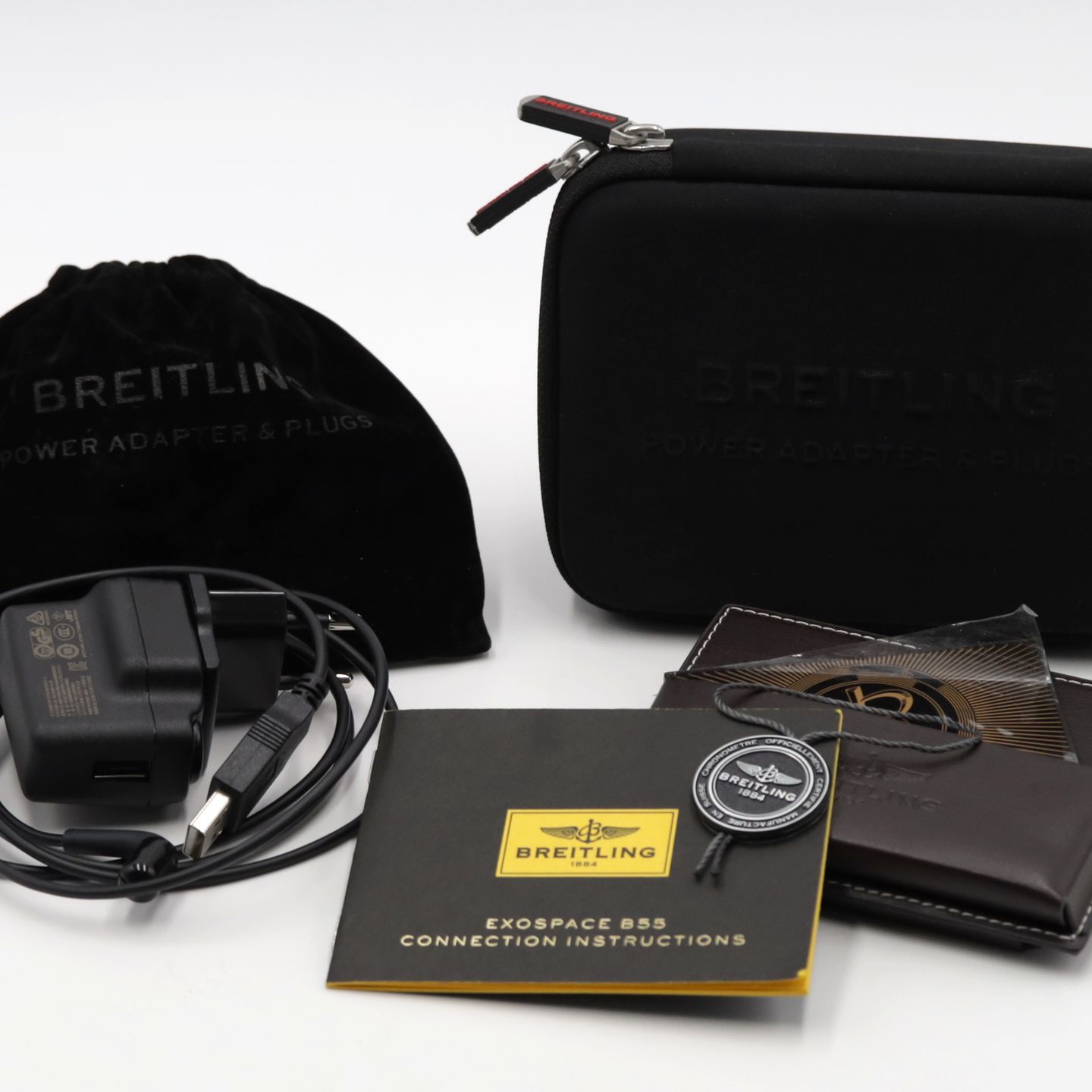 Breitling Exospace B55 Connected EB5510H1/BE79 (Unknown (random serial)) - Black dial 46 mm Titanium case (8/8)