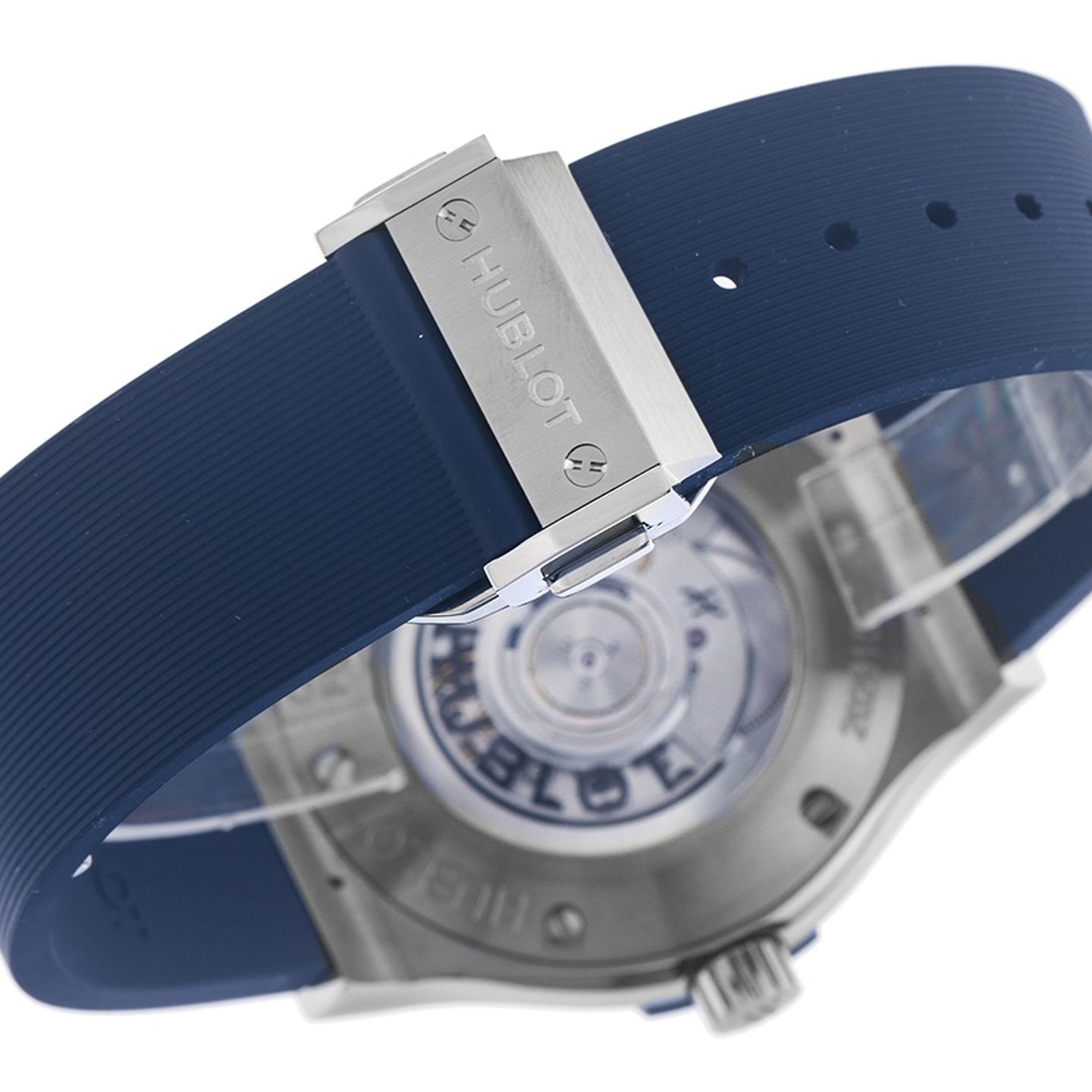 Hublot Classic Fusion Blue 542.NX.7170.RX (2025) - Blauw wijzerplaat 42mm Titanium (7/7)