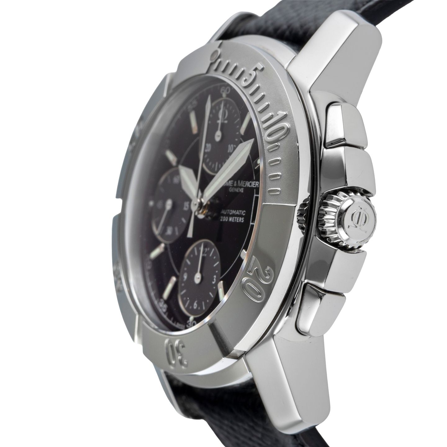 Baume & Mercier Capeland 65352 (2007) - Black dial 40 mm Steel case (6/8)