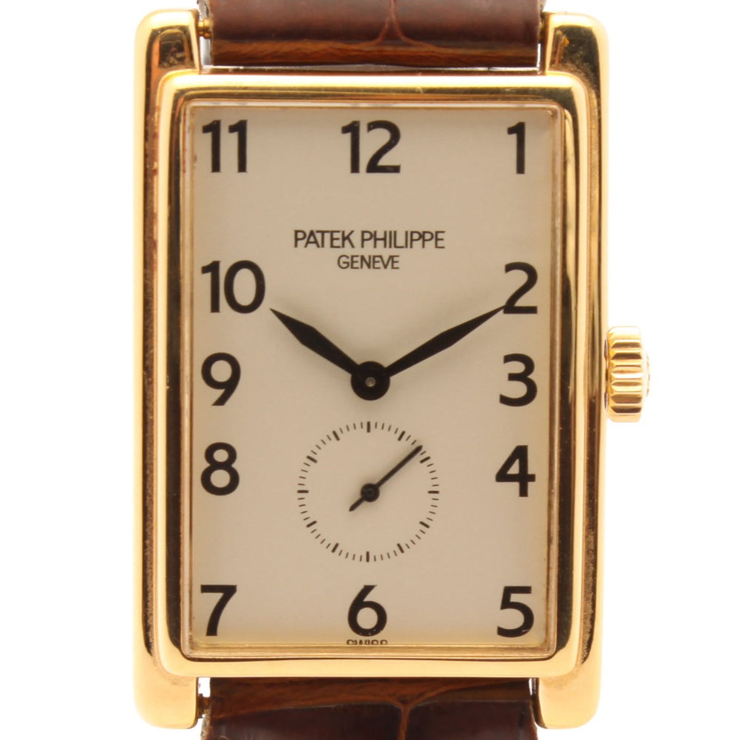 Patek Philippe Gondolo 5009 (Unknown (random serial)) - Silver dial 25 mm Yellow Gold case (1/12)