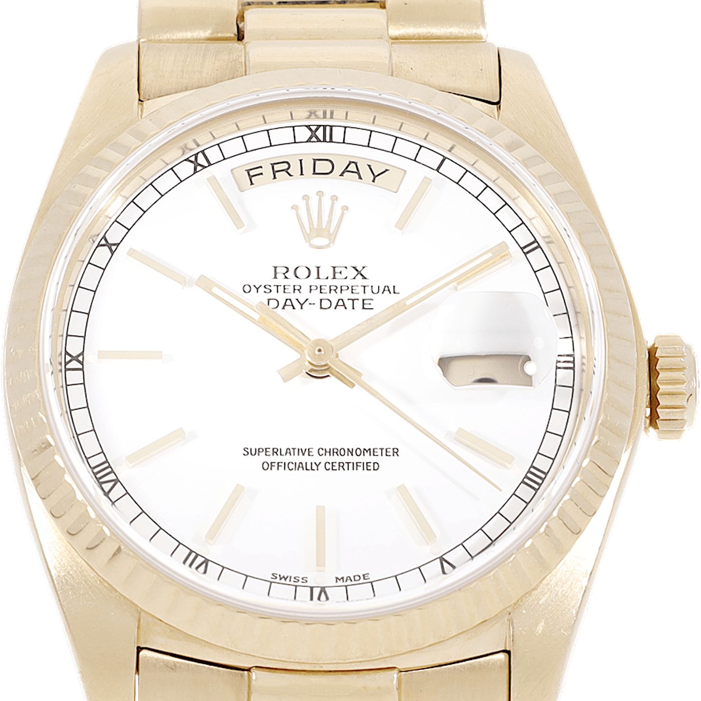 Rolex Day-Date 36 18238 (Onbekend (willekeurig serienummer)) - 36mm Geelgoud (1/5)