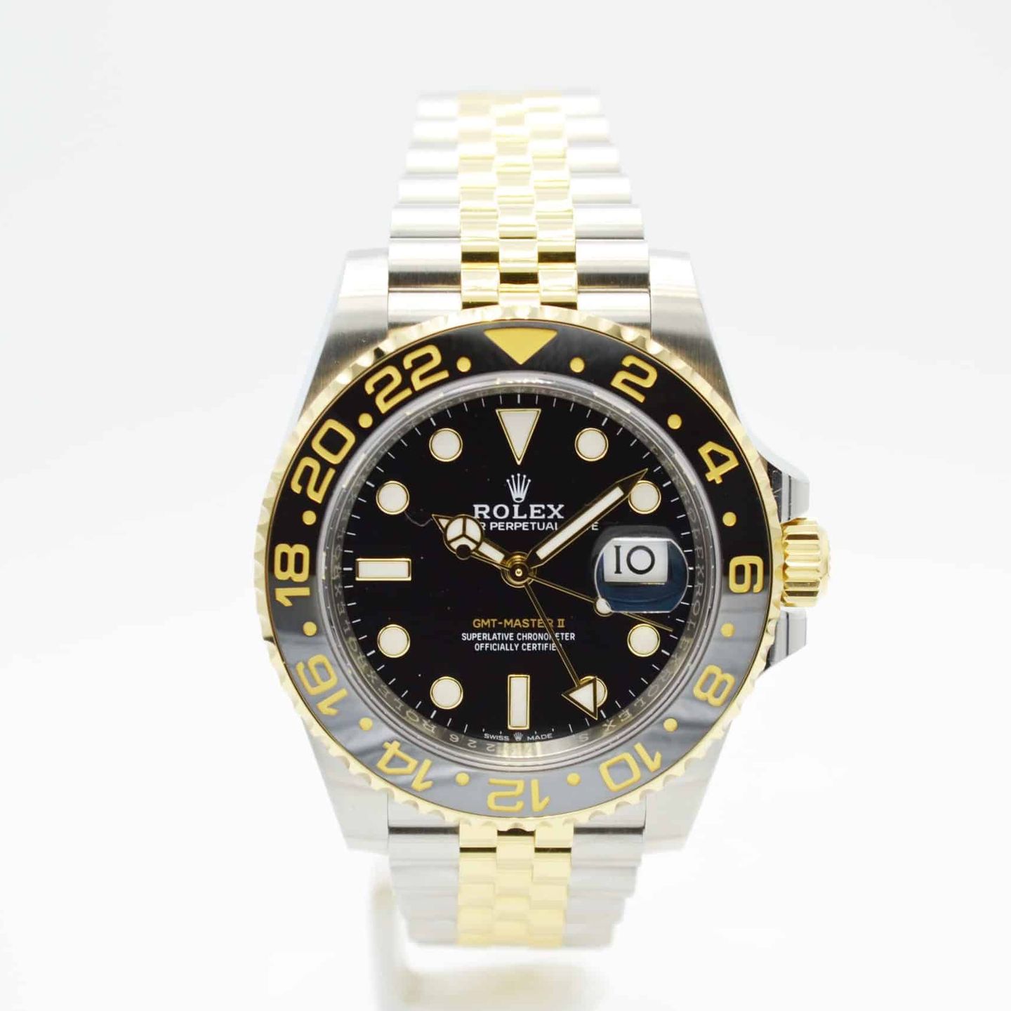 Rolex GMT-Master II 126713GRNR (2024) - Zwart wijzerplaat 40mm Goud/Staal (1/7)