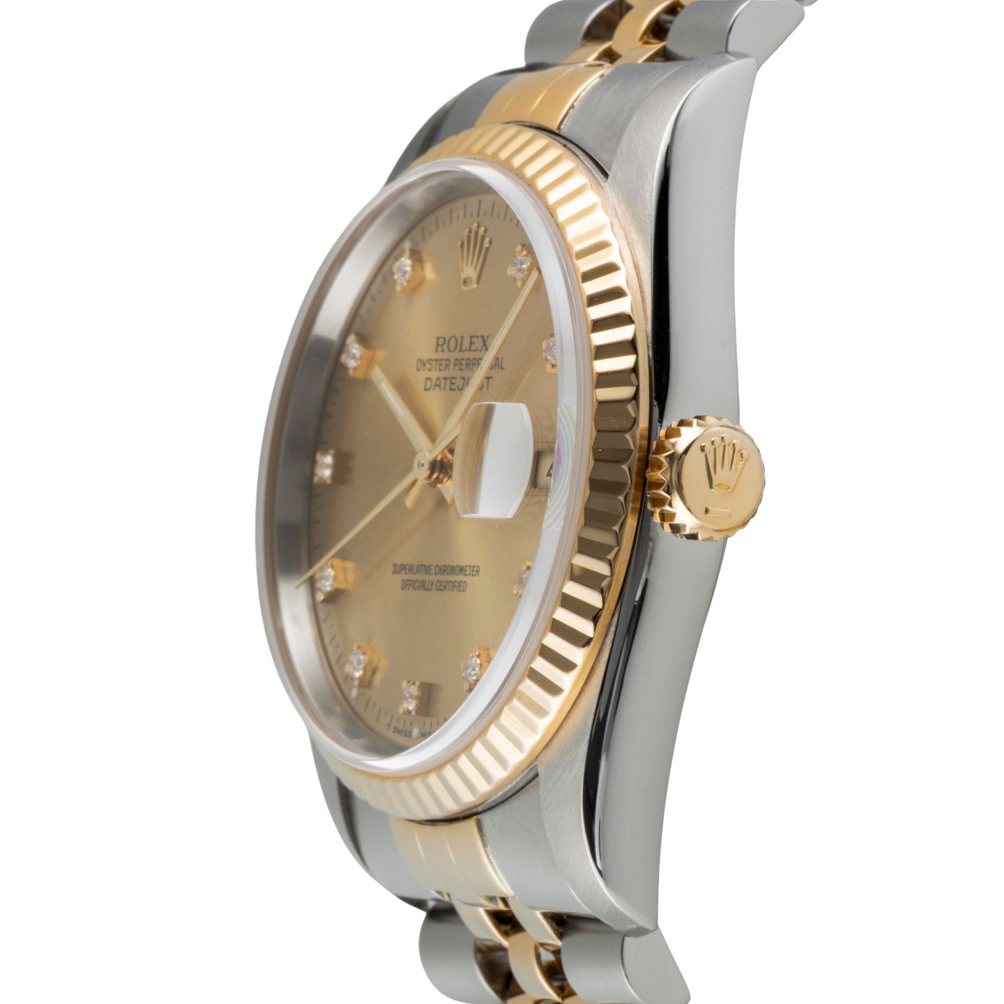 Rolex Datejust 36 16233 (1993) - 36mm Goud/Staal (6/8)