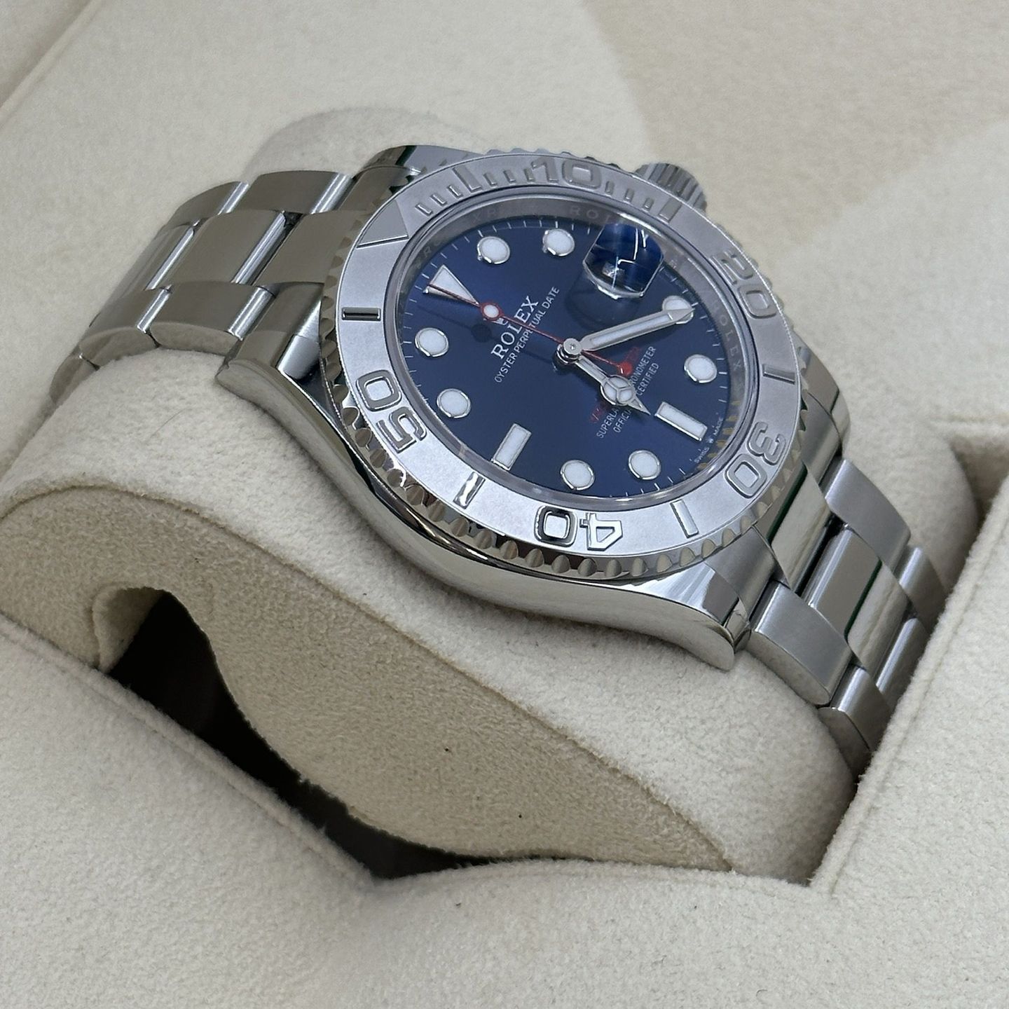 Rolex Yacht-Master 40 126622 (Onbekend (willekeurig serienummer)) - Blauw wijzerplaat 40mm Staal (6/8)