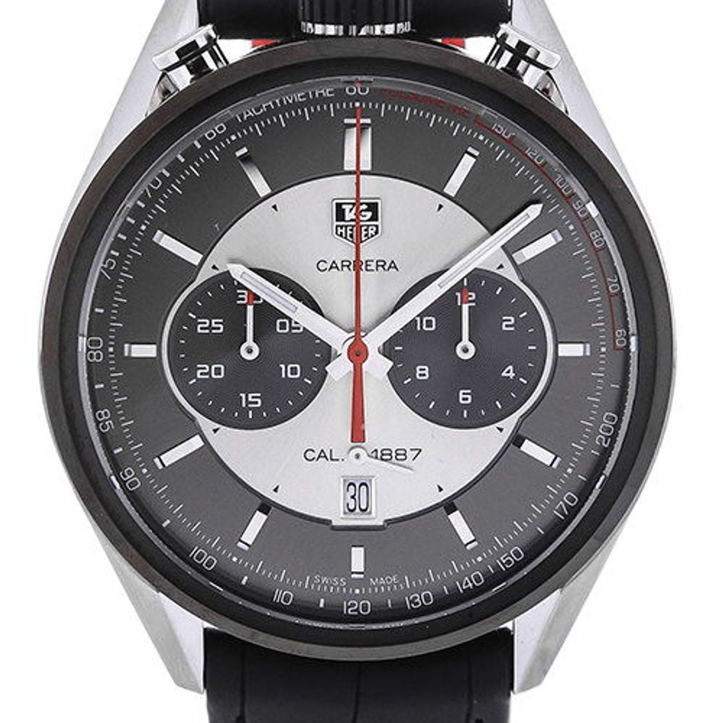 TAG Heuer Carrera Calibre 1887 CAR2C11.FC6327 (2023) - Grey dial 45 mm Steel case (1/5)