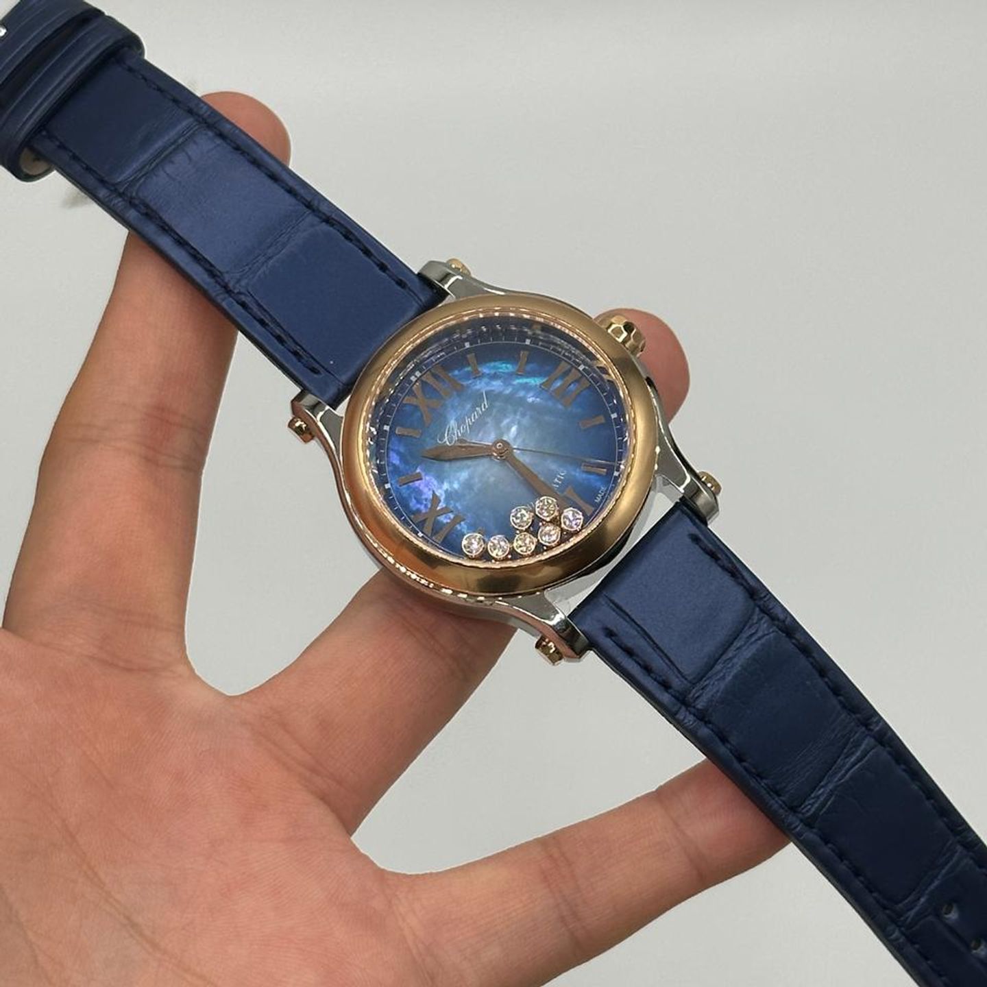 Chopard Happy Sport 278578-6003 (2025) - Pearl dial 36 mm Gold/Steel case (5/5)