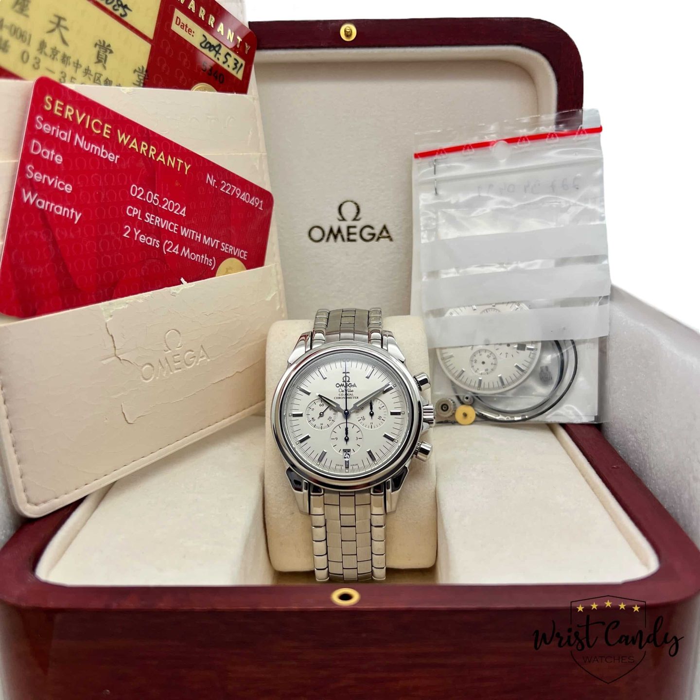 Omega De Ville Co-Axial 4541.31.00 (2004) - Silver dial 41 mm Steel case (8/8)