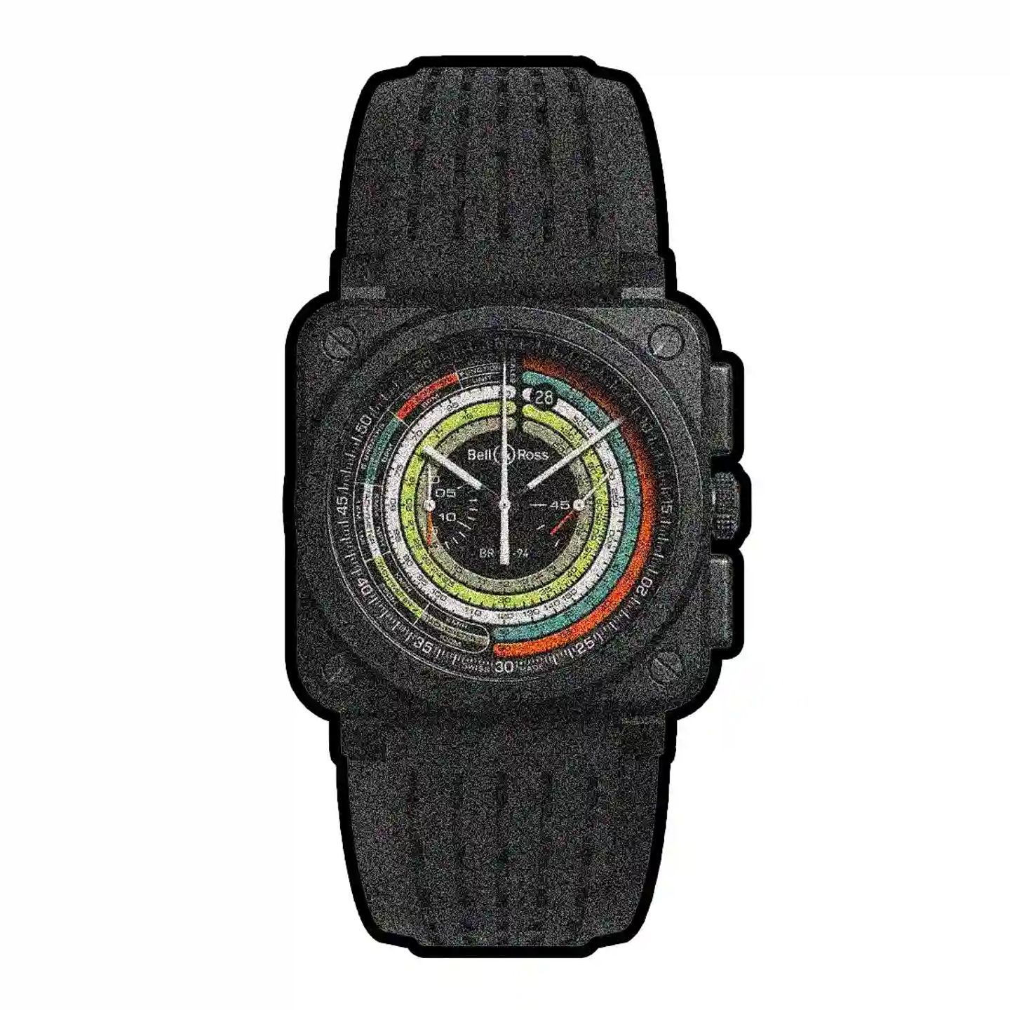 Bell & Ross BR 03-94 Chronographe BR0394-SW-CE/SRB - (2/2)