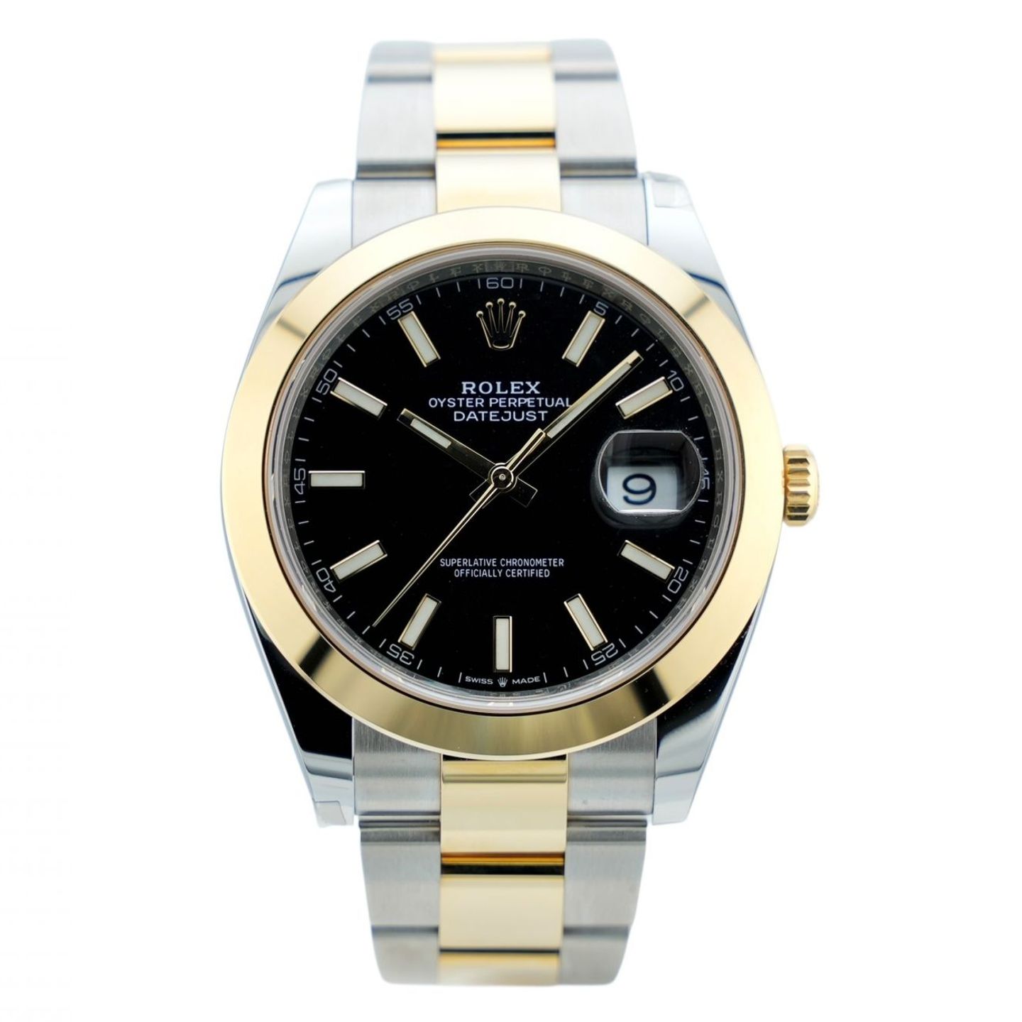 Rolex Datejust 41 126303 (2022) - Zwart wijzerplaat 41mm Goud/Staal (1/8)
