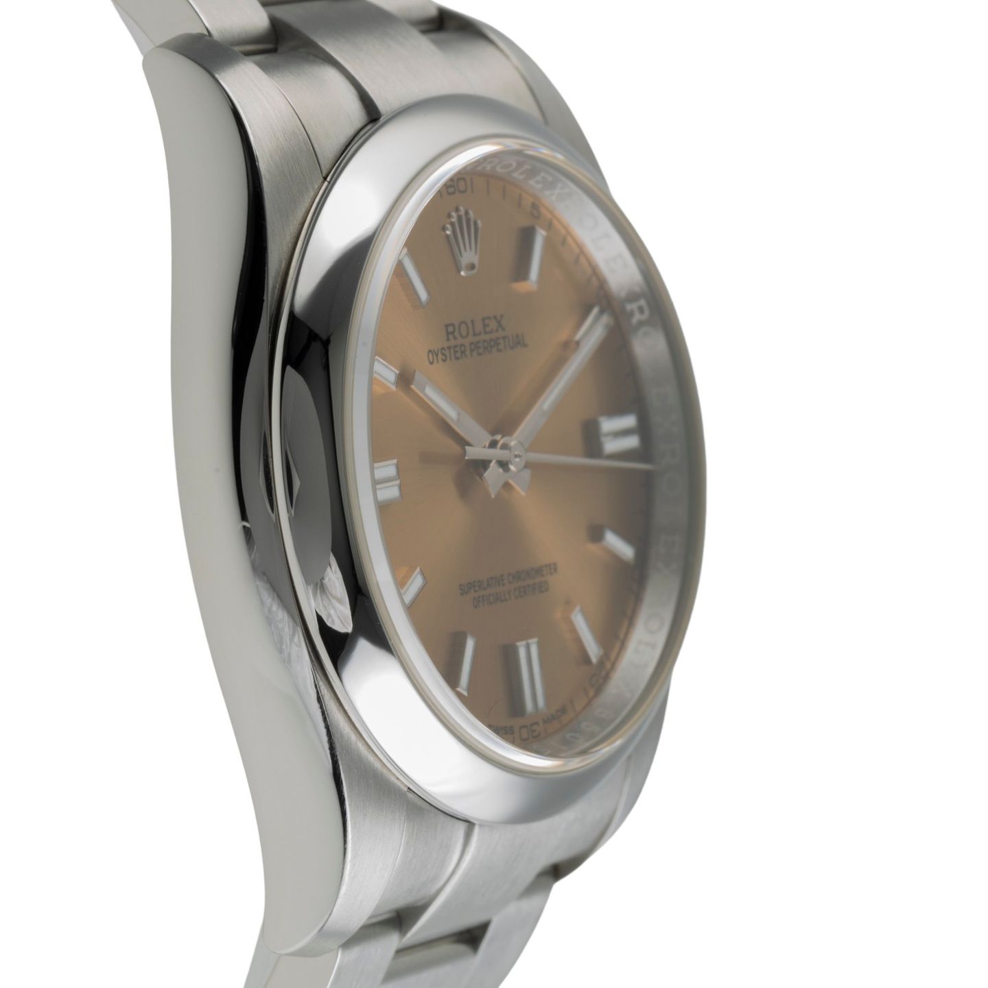 Rolex Oyster Perpetual 36 116000 (Onbekend (willekeurig serienummer)) - Roze wijzerplaat 36mm Staal (7/8)