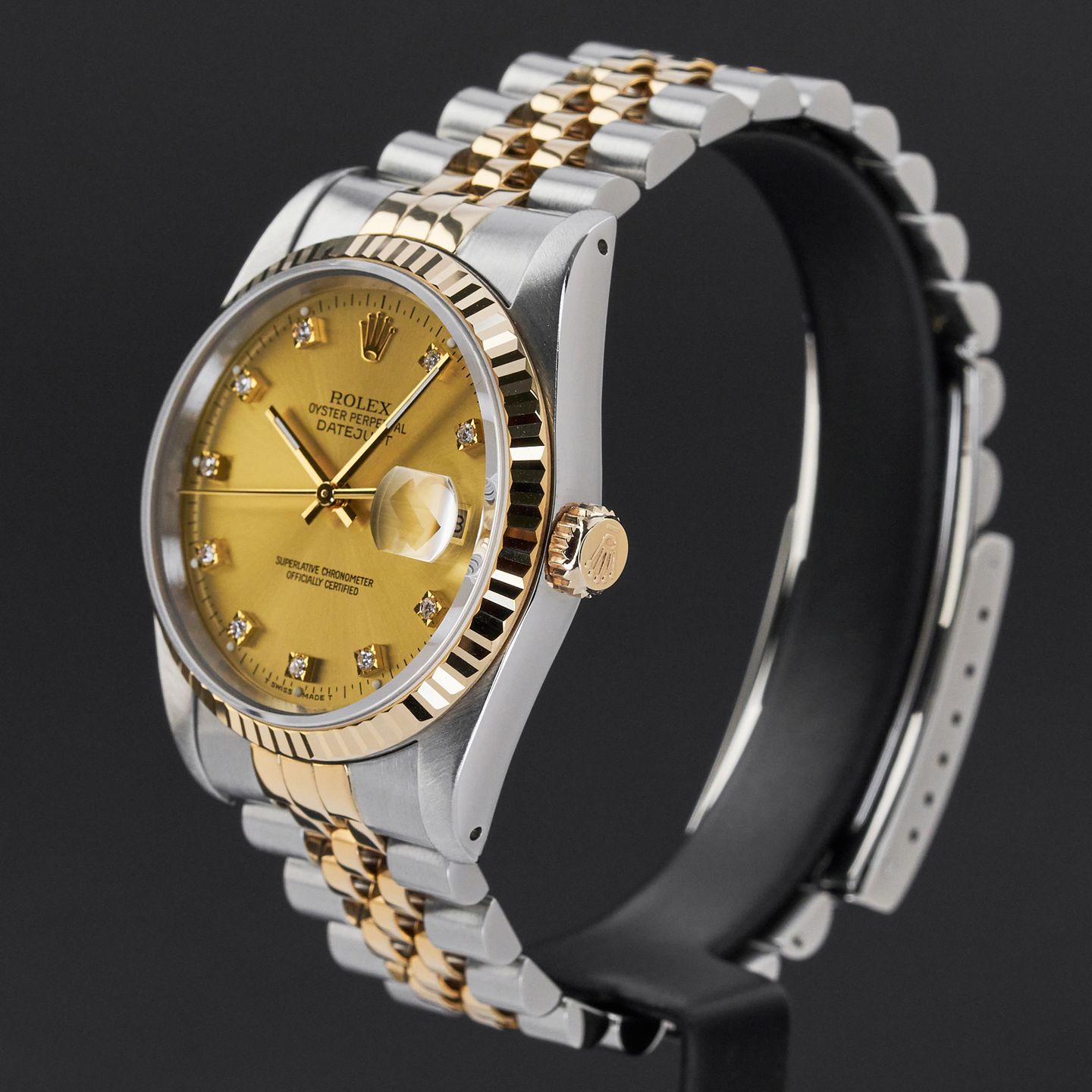 Rolex Datejust 36 16233 (1990) - 36 mm Gold/Steel case (4/8)