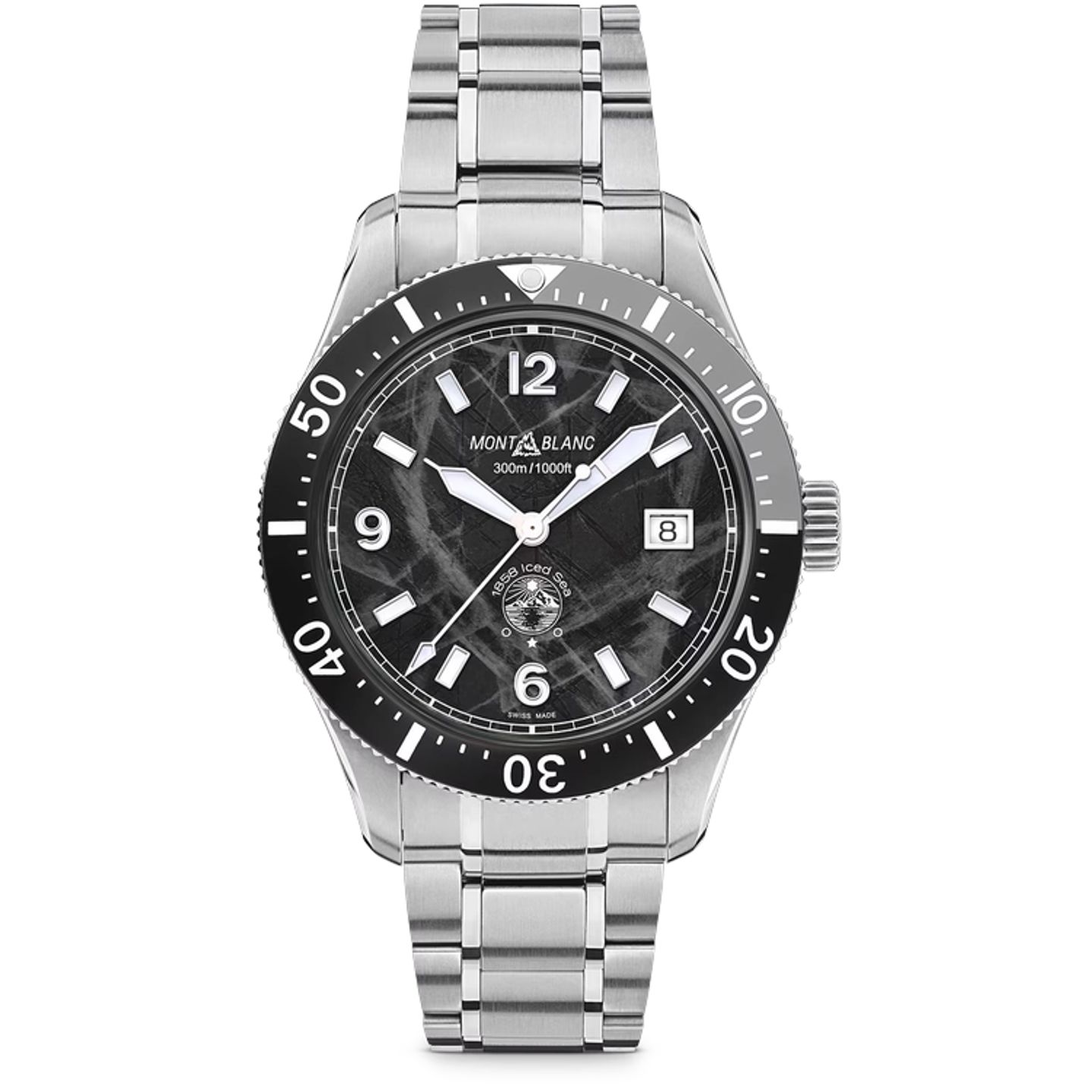 Montblanc 1858 129371 (2026) - Black dial 41 mm Steel case (1/1)