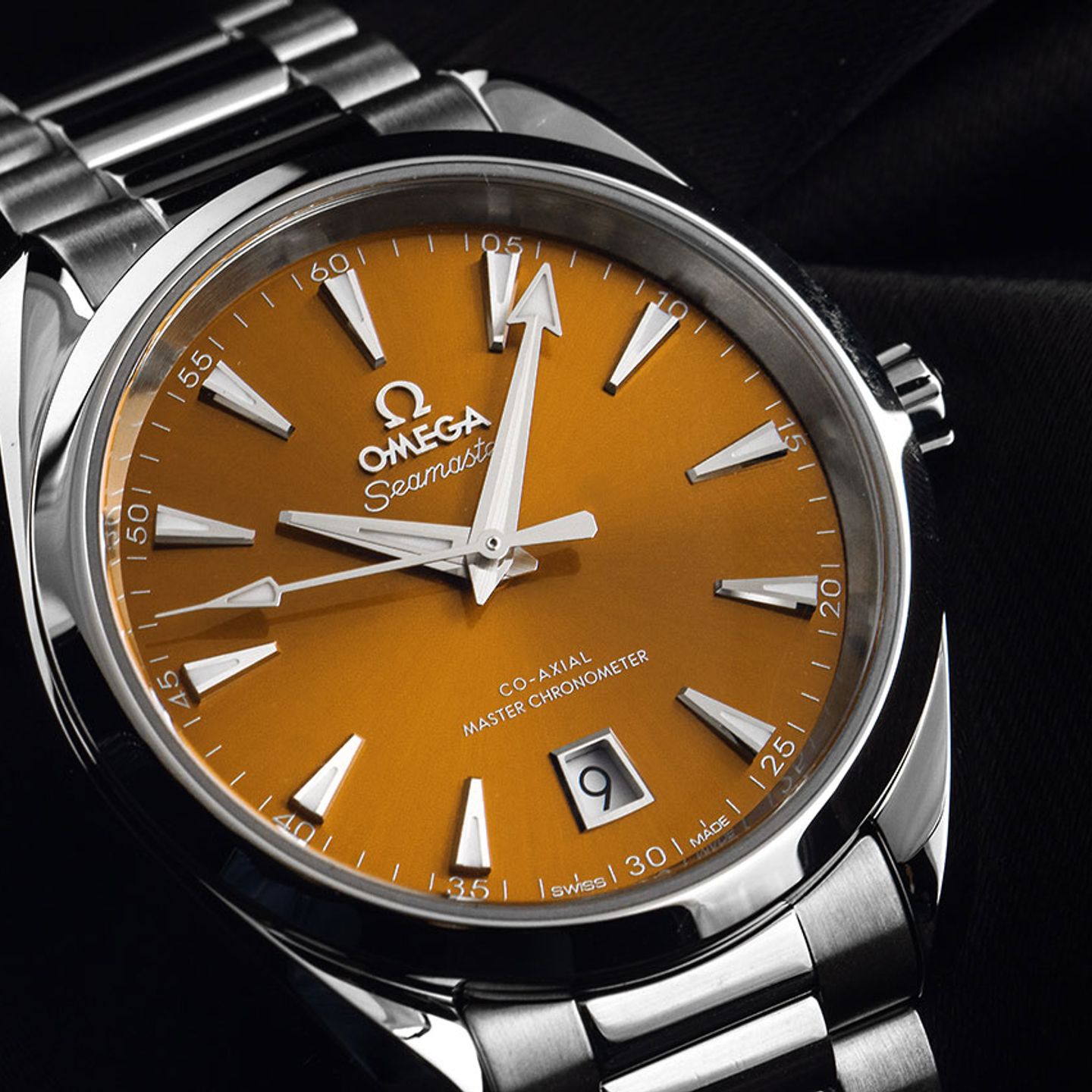 Omega Seamaster Aqua Terra 220.10.38.20.12.001 (2024) - Orange dial 38 mm Steel case (3/7)