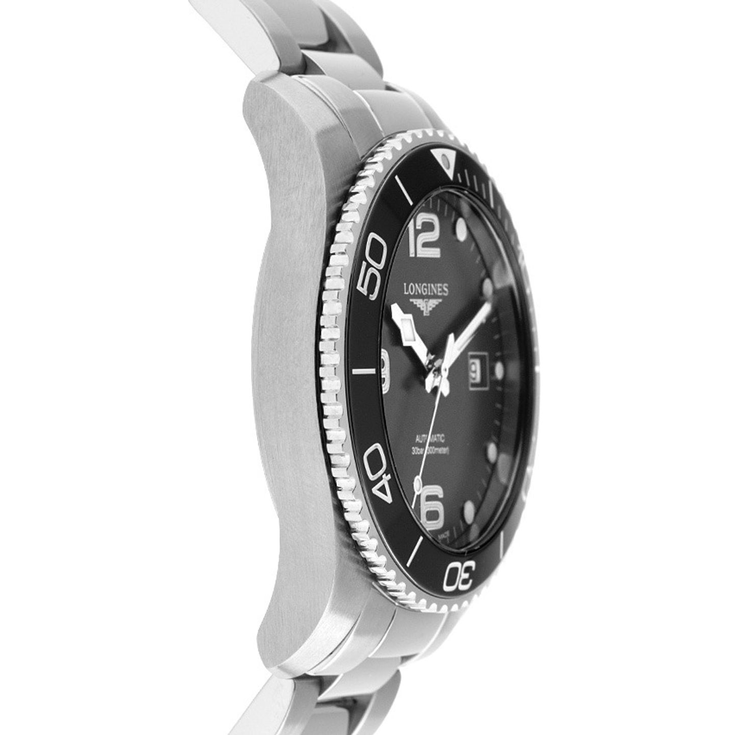 Longines HydroConquest L3.781.4.56.6 (2025) - Black dial 41 mm Steel case (5/7)