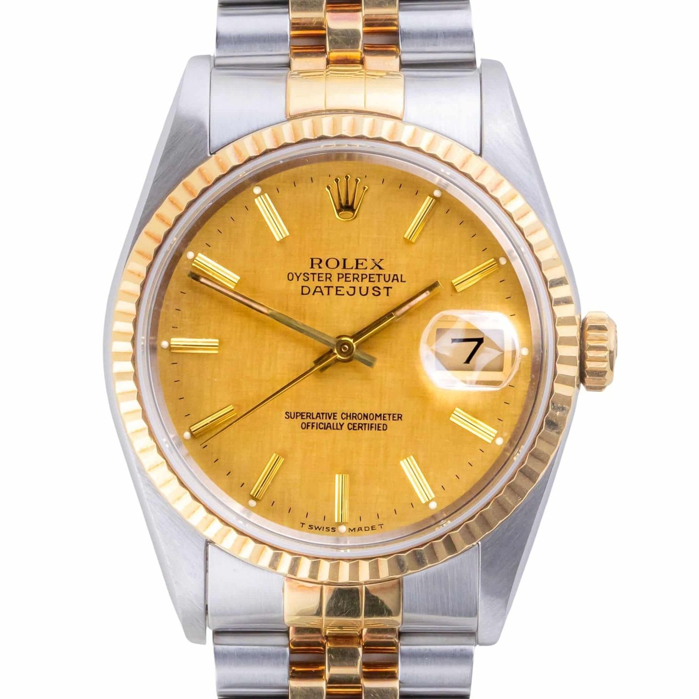 Rolex Datejust 36 16233 (1991) - 36 mm Gold/Steel case (3/7)