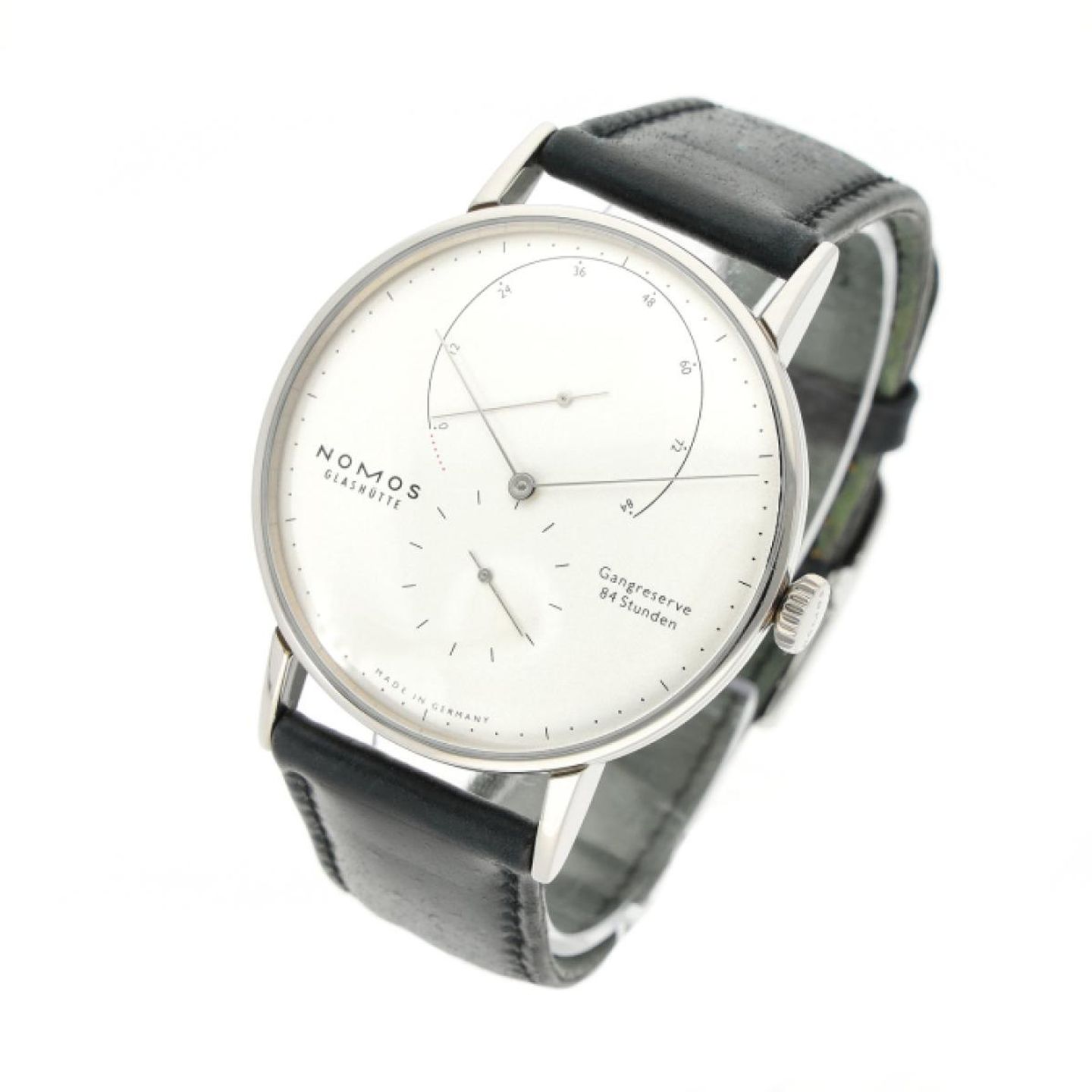 NOMOS Lambda 931 (2023) - Silver dial 42 mm White Gold case (2/5)
